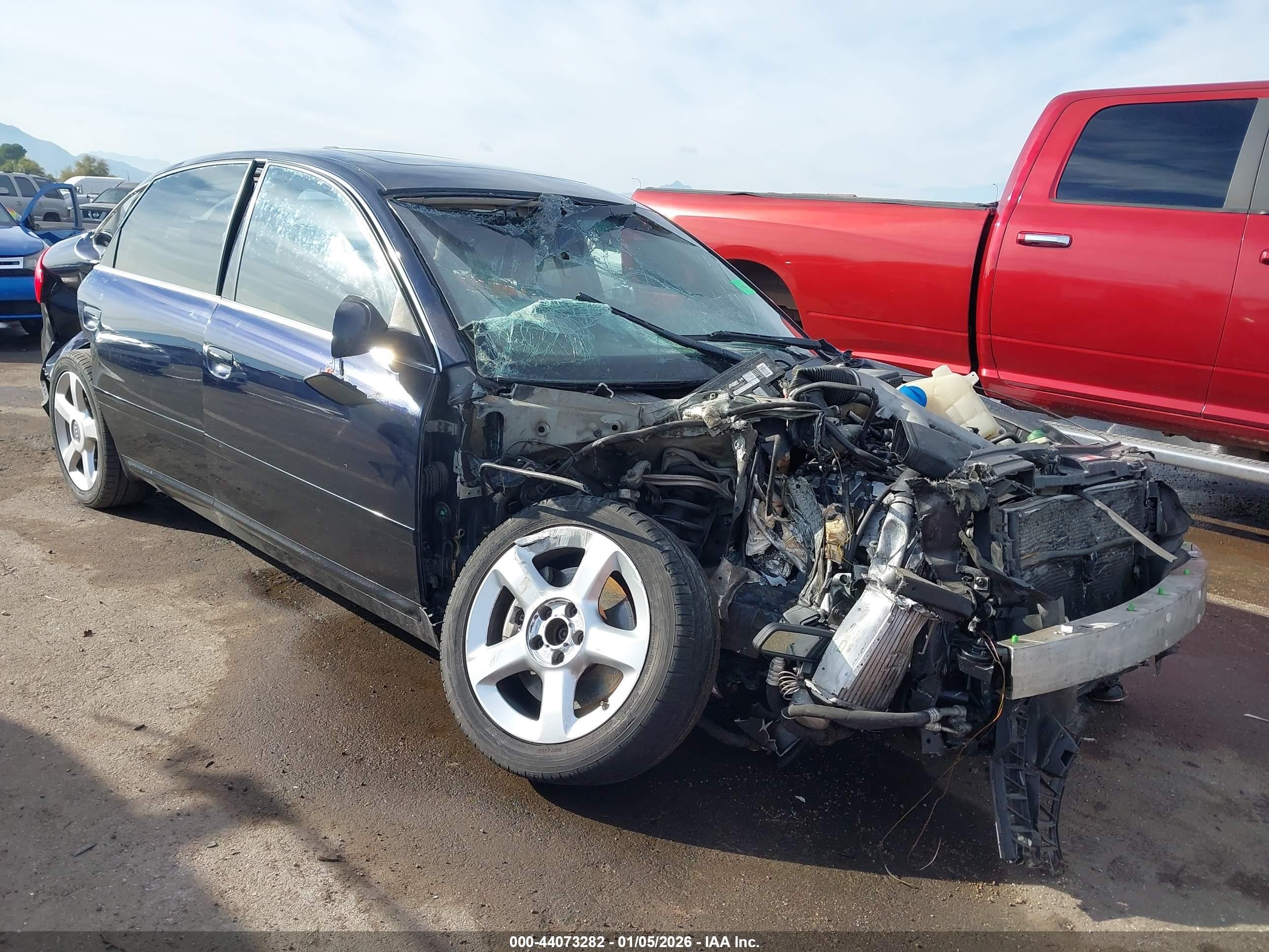 2004 Audi A6 2.7T, VIN WAULD64B74N004455 — Front end