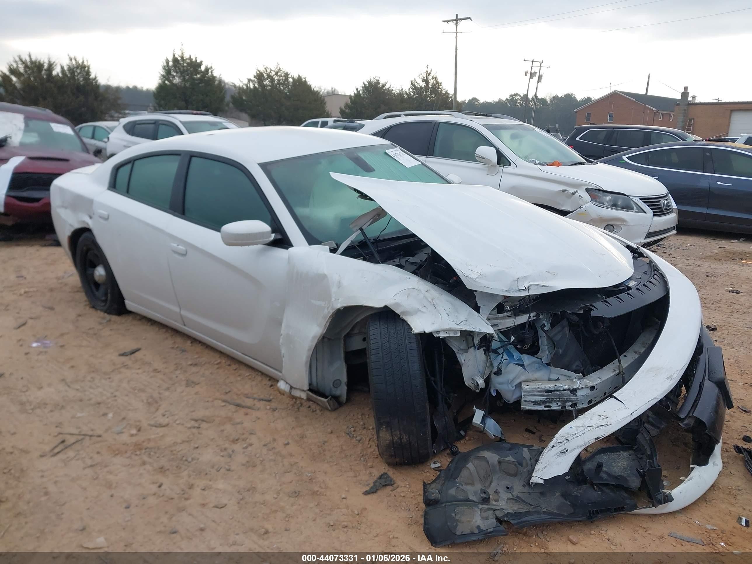 2018 Dodge Charger Police, VIN 2C3CDXAG2JH184705 — Front end