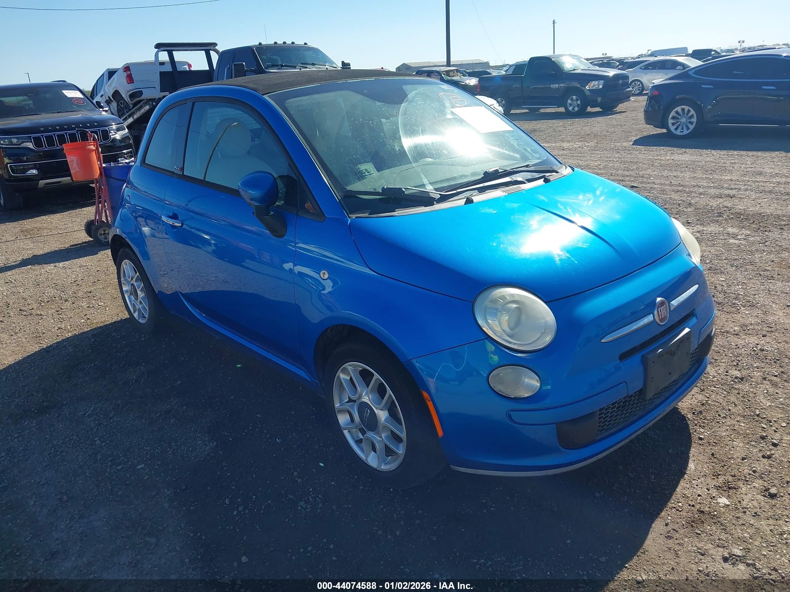 2015 FIAT 500 Pop, VIN 3C3CFFDR3FT625404 — Not stated