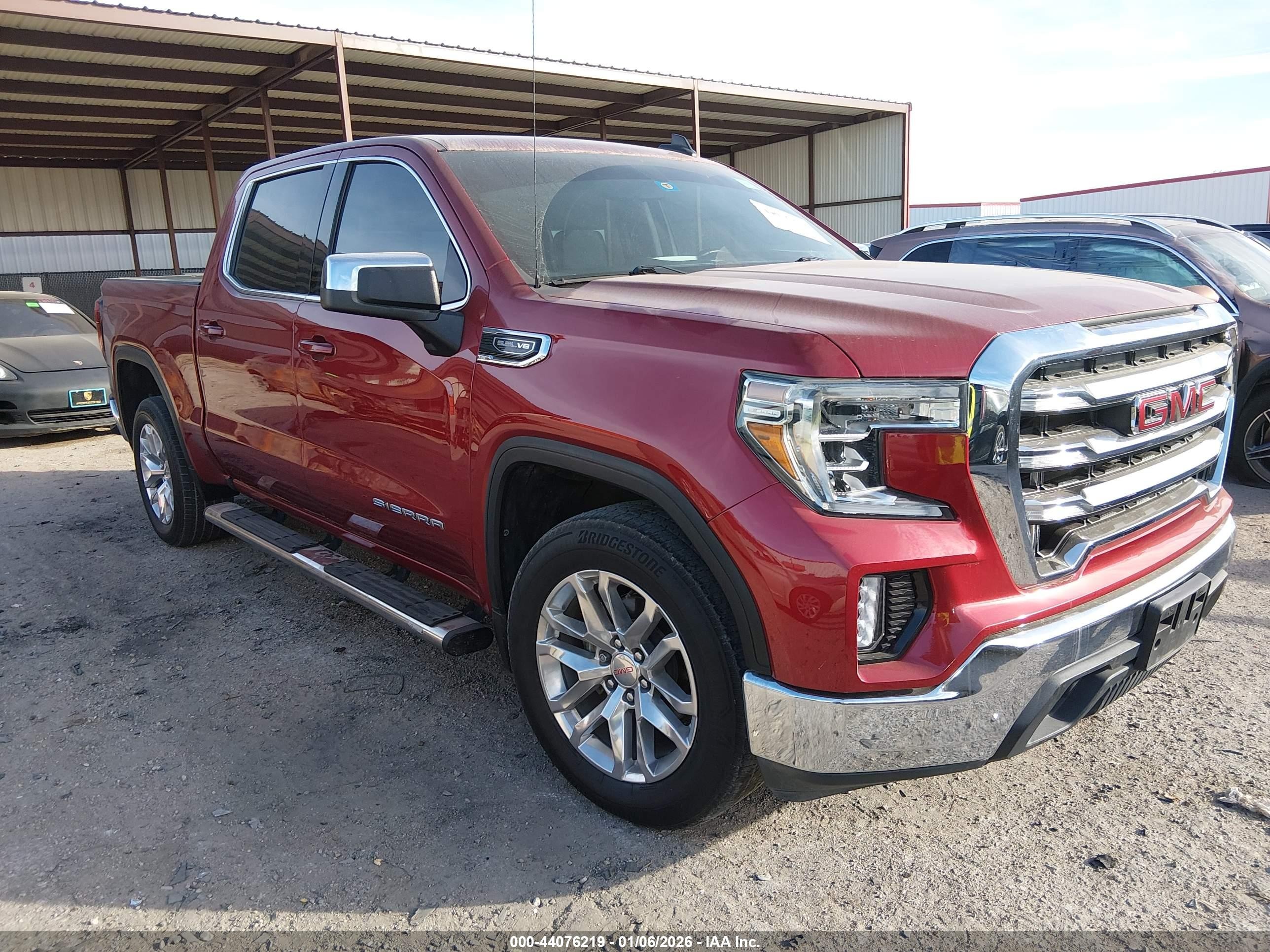 2020 GMC Sierra 1500 SLE, VIN 3GTP8BED2LG180905 — Theft recovery