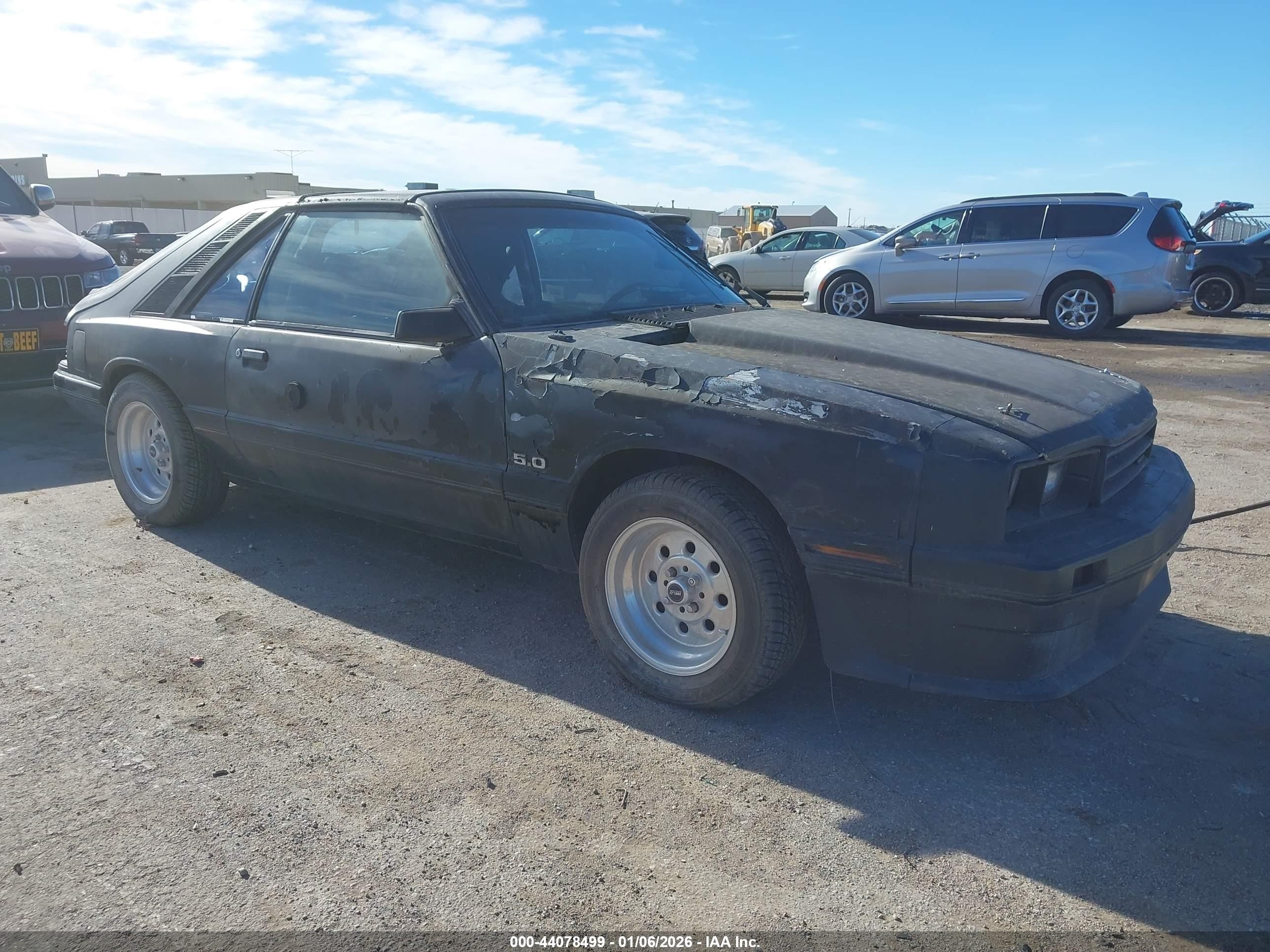 1986 Mercury Capri, VIN 1MEBP79MXGF609413 — Normal wear