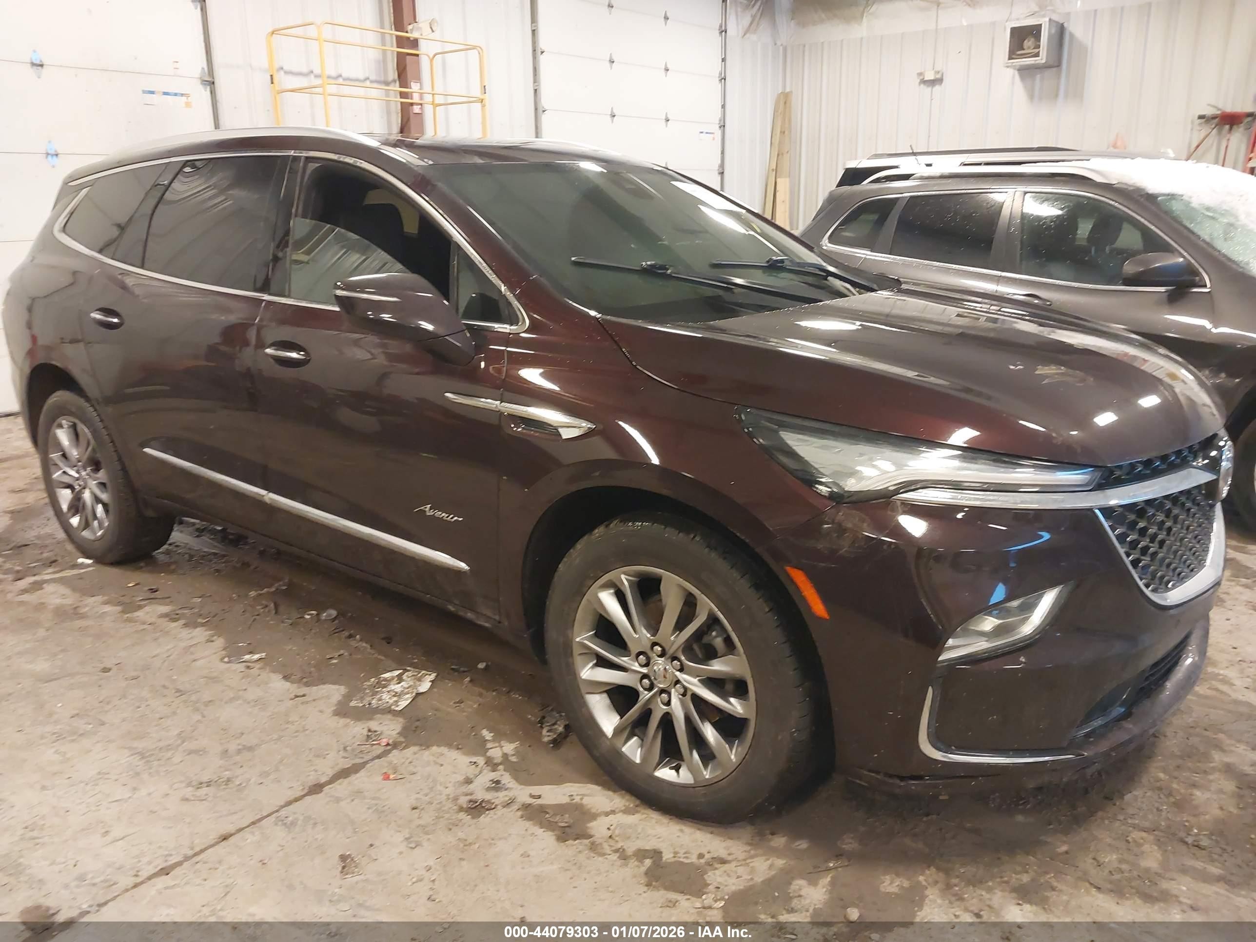 2023 Buick Enclave Avenir, VIN 5GAEVCKW4PJ216305 — Interior fire