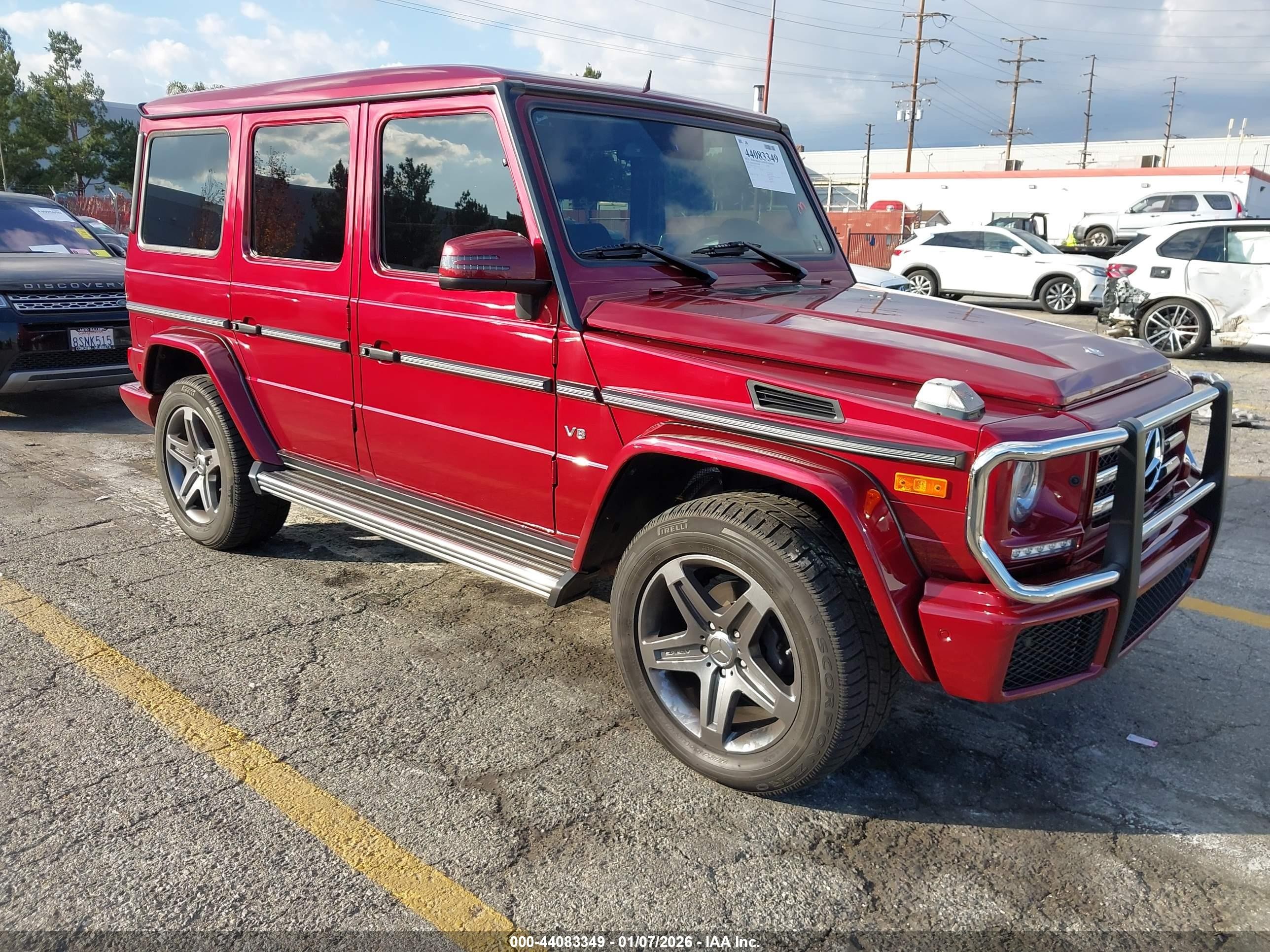 2016 Mercedes-Benz G 550, VIN WDCYC3KF1GX257144 — Rear end