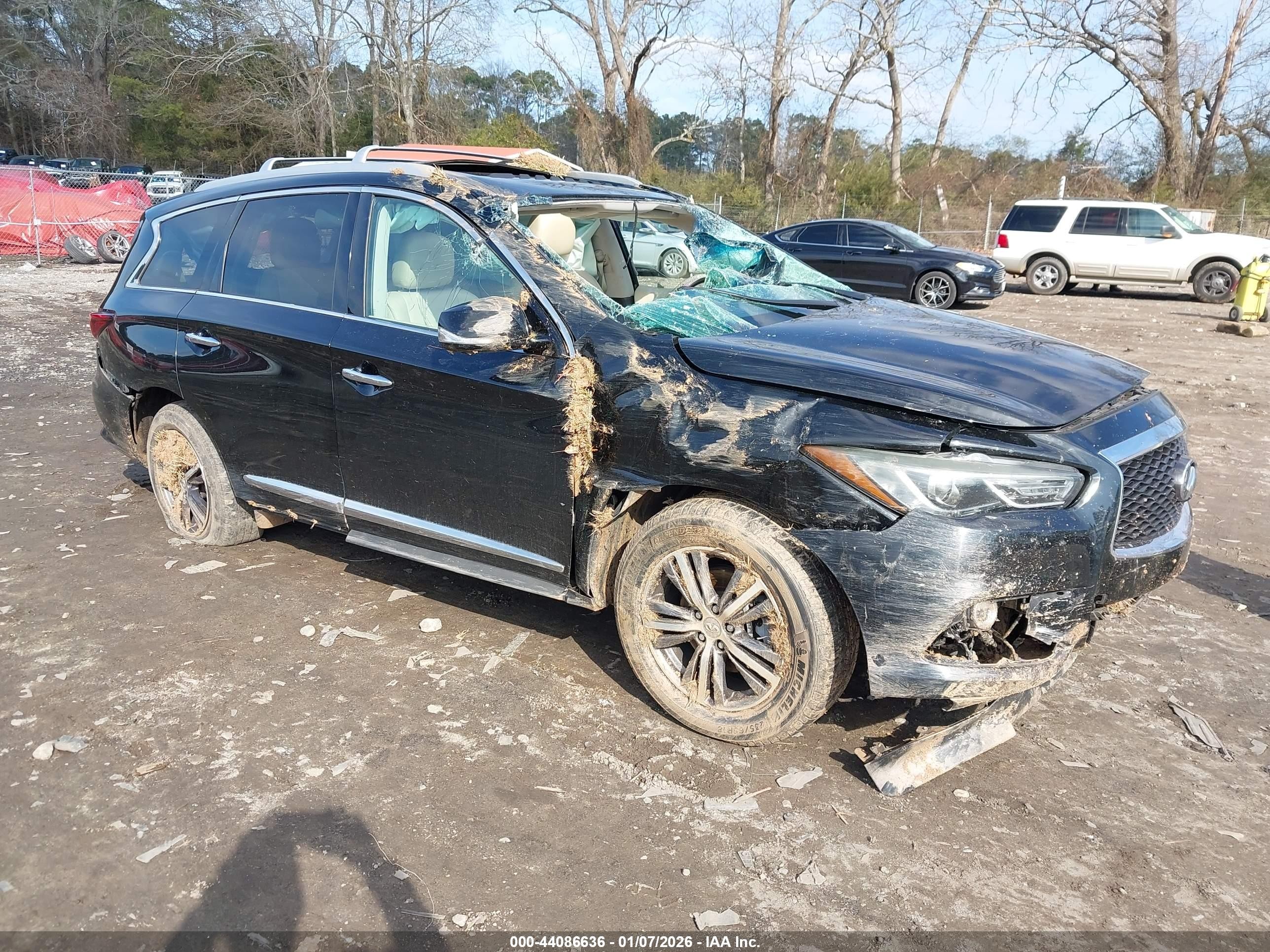 2016 Infiniti QX60, VIN 5N1AL0MN6GC507054 — Опрокидывание