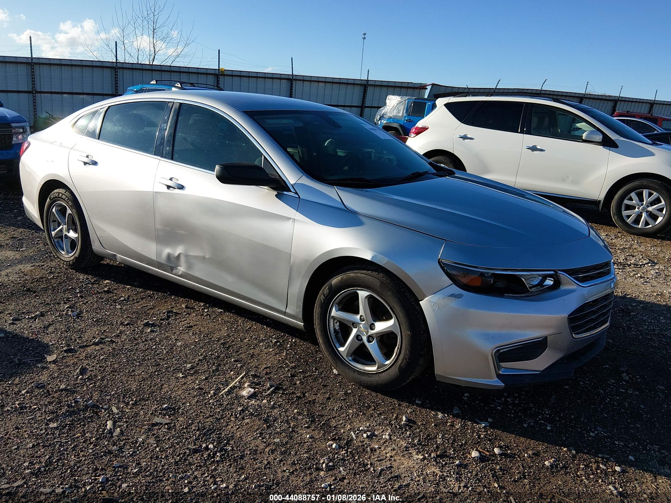 2017 Chevrolet Malibu LS, VIN 1G1ZB5ST9HF162281 — Side