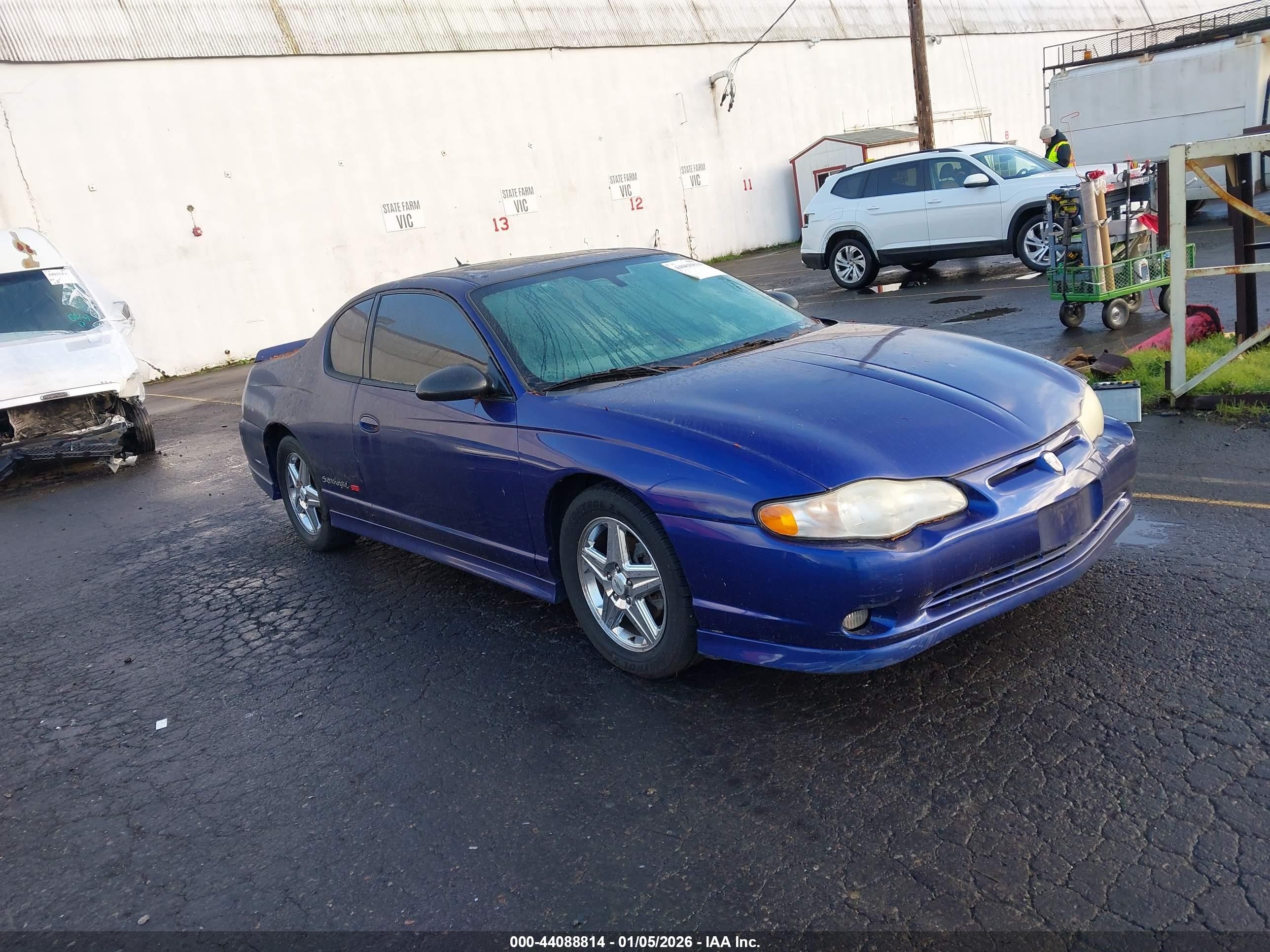 2005 Chevrolet Monte Carlo Supercharged SS, VIN 2G1WZ151359219239 — Биологическое загрязнение