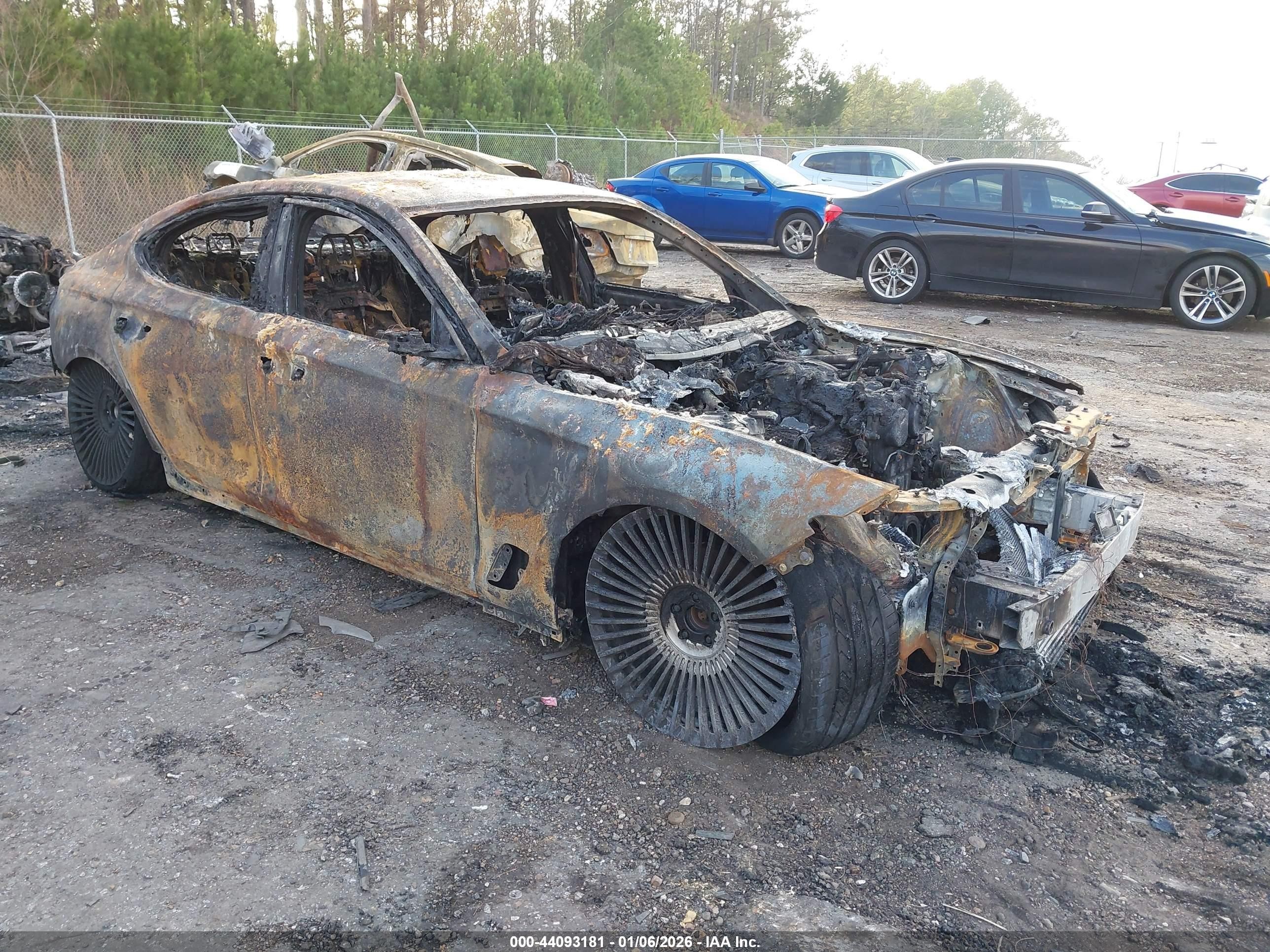 2023 Genesis G70 2.0T, VIN KMTG34TA7PU131271 — Burn