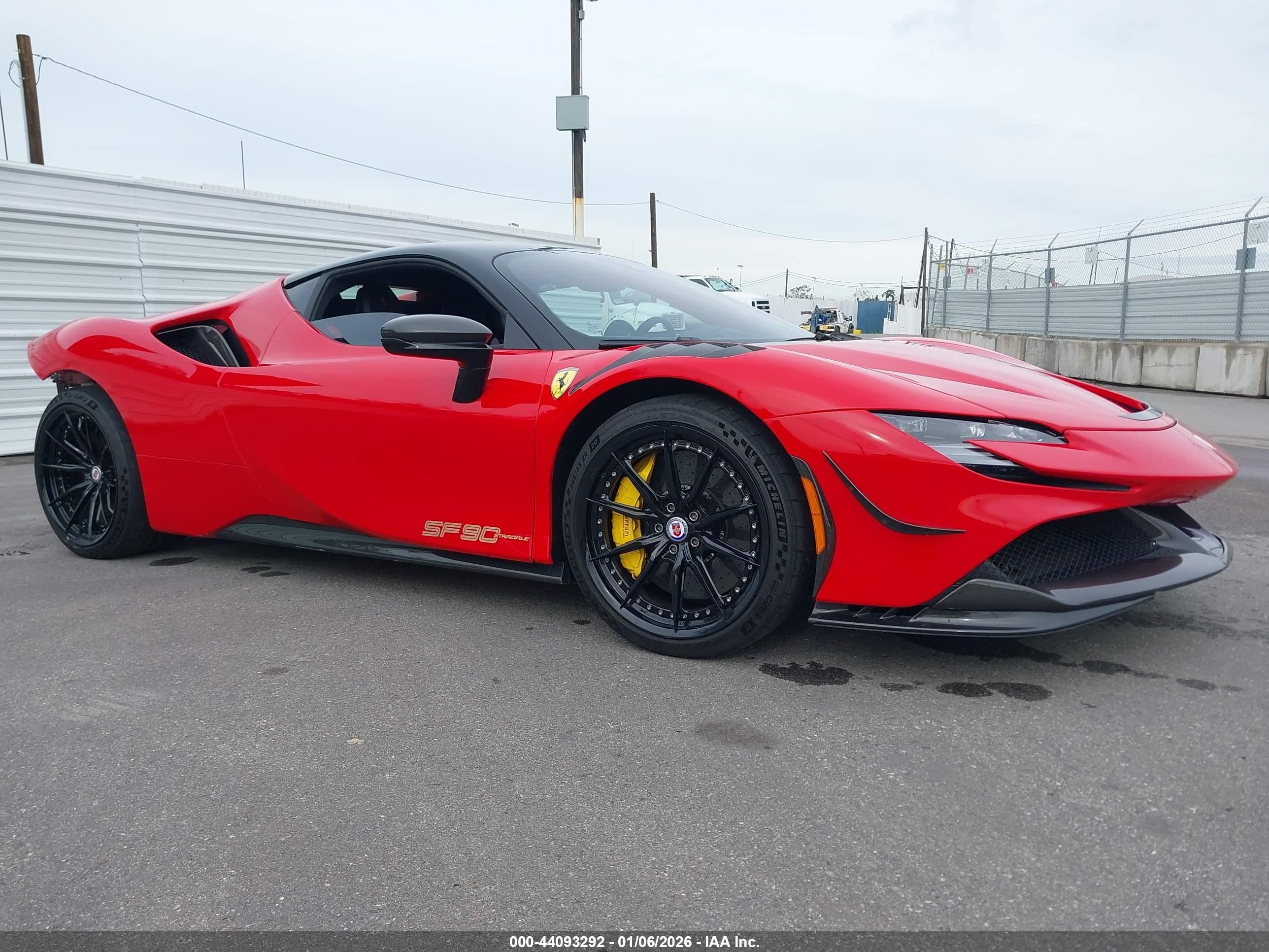 2021 Ferrari SF90, VIN ZFF95NLA6M0261294 — Rear end