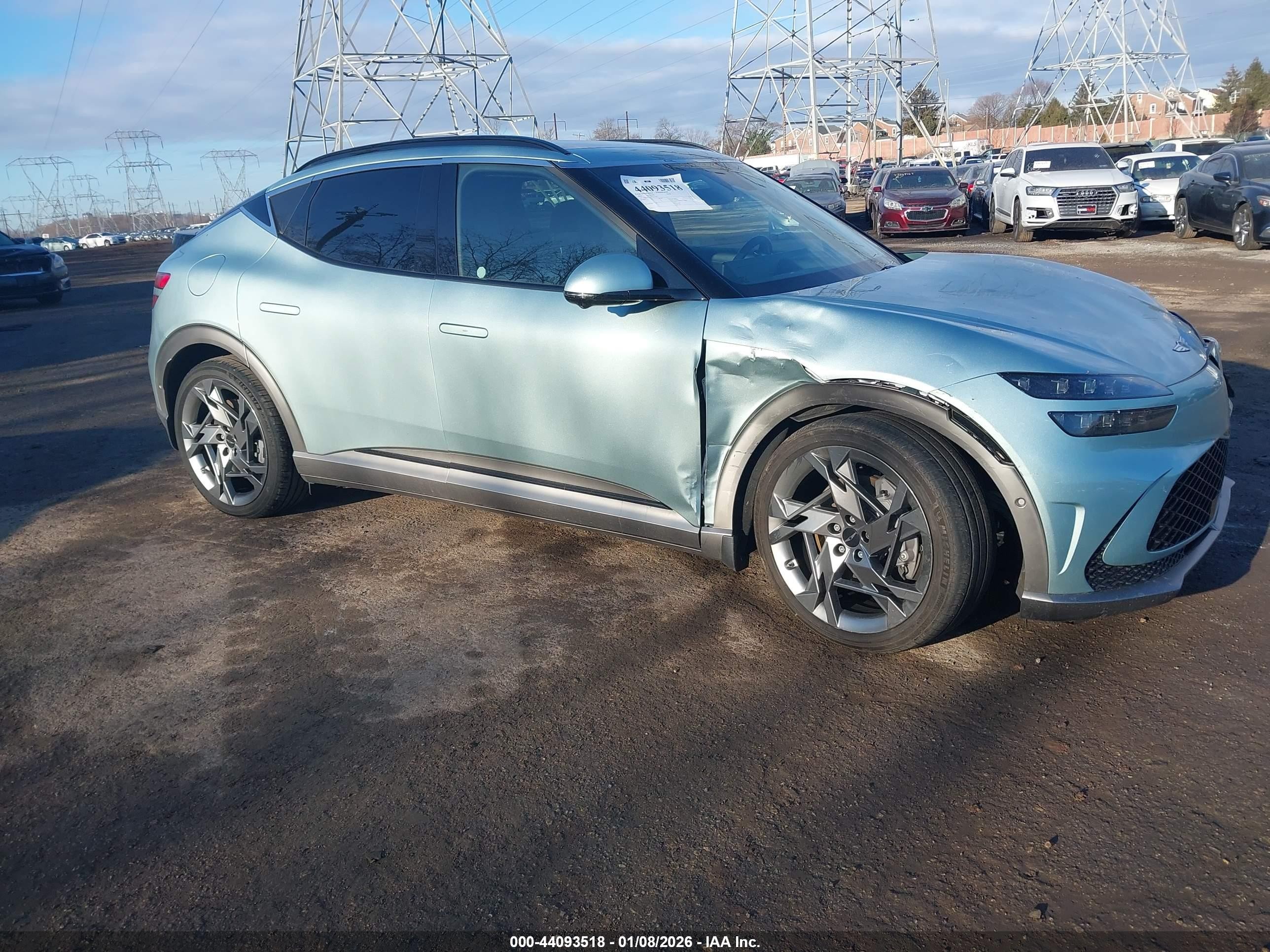 2023 Genesis GV60 Performance, VIN KMUKEDTB0PU013071 — Front end