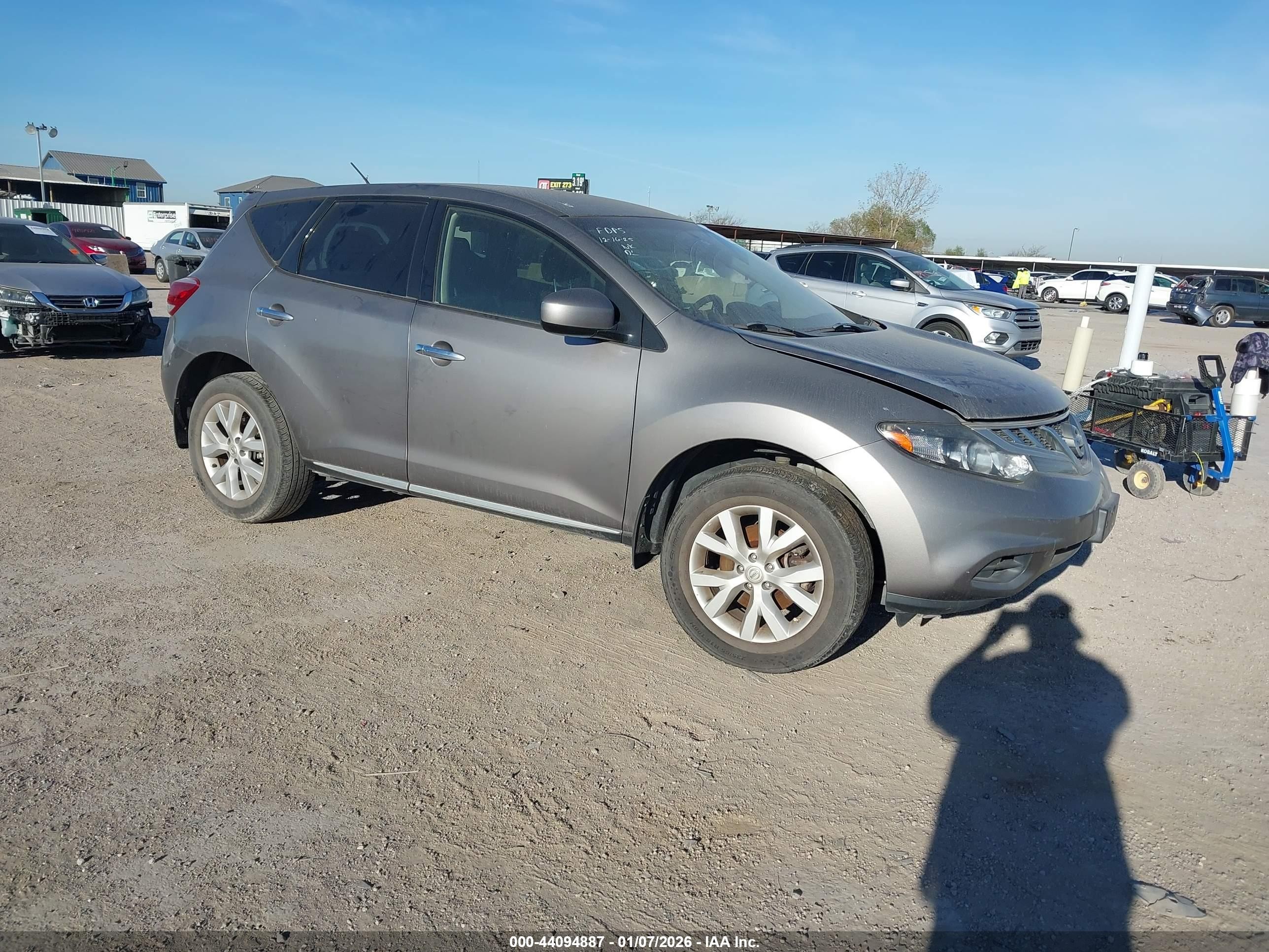 2012 Nissan Murano SL, VIN JN8AZ1MU1CW119310 — Side