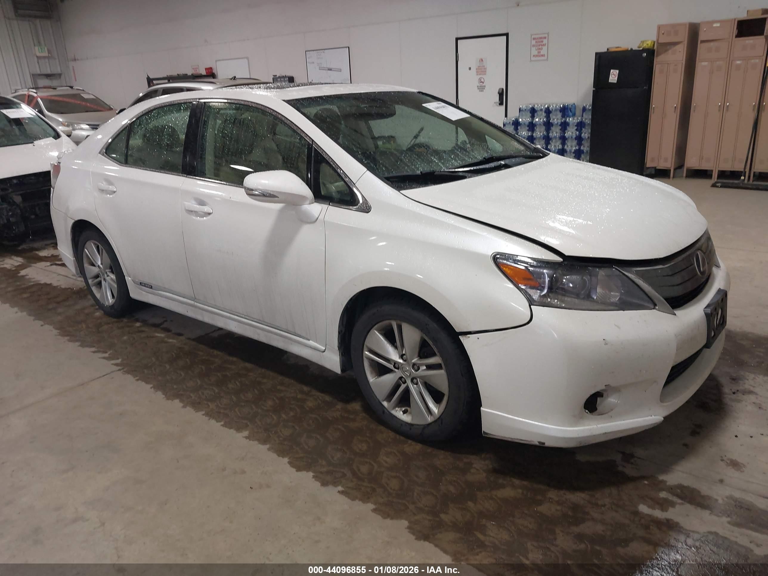 2012 Lexus HS 250h, VIN JTHBB1BA1C2049536 — Front end