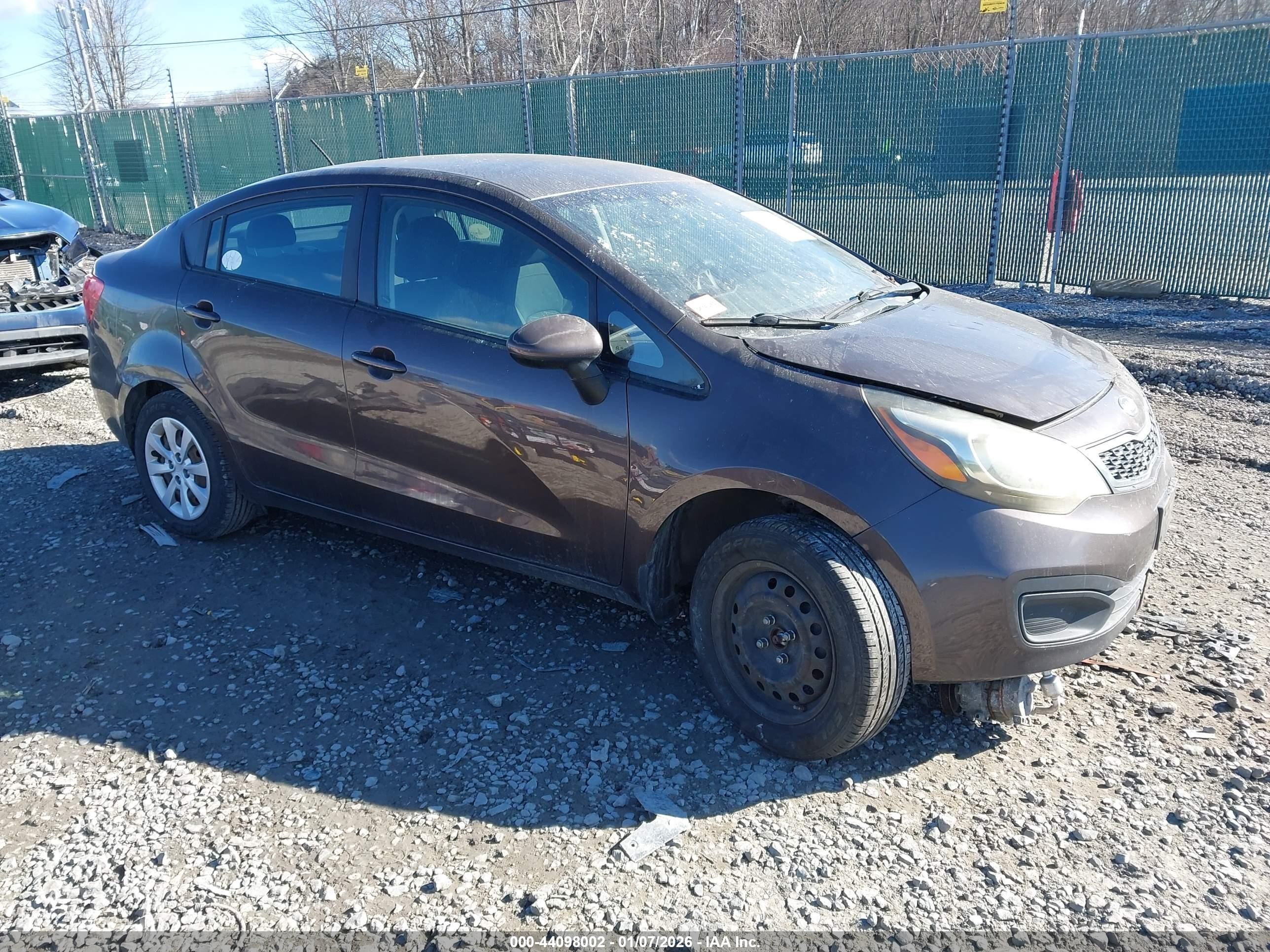 2013 Kia Rio EX, VIN KNADN4A39D6115182 — All over