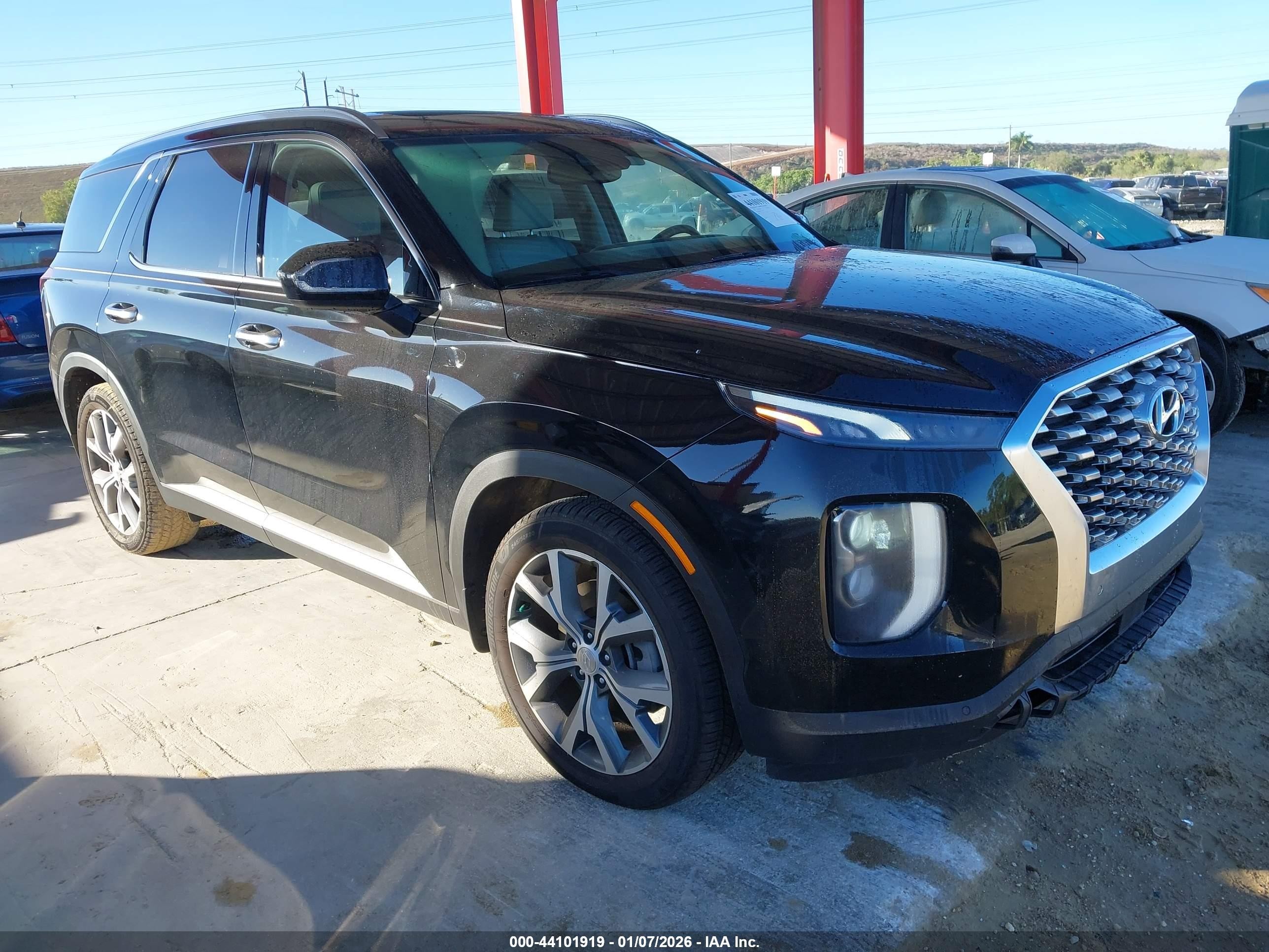 2020 Hyundai Palisade SEL, VIN KM8R44HE5LU075692 — Front end