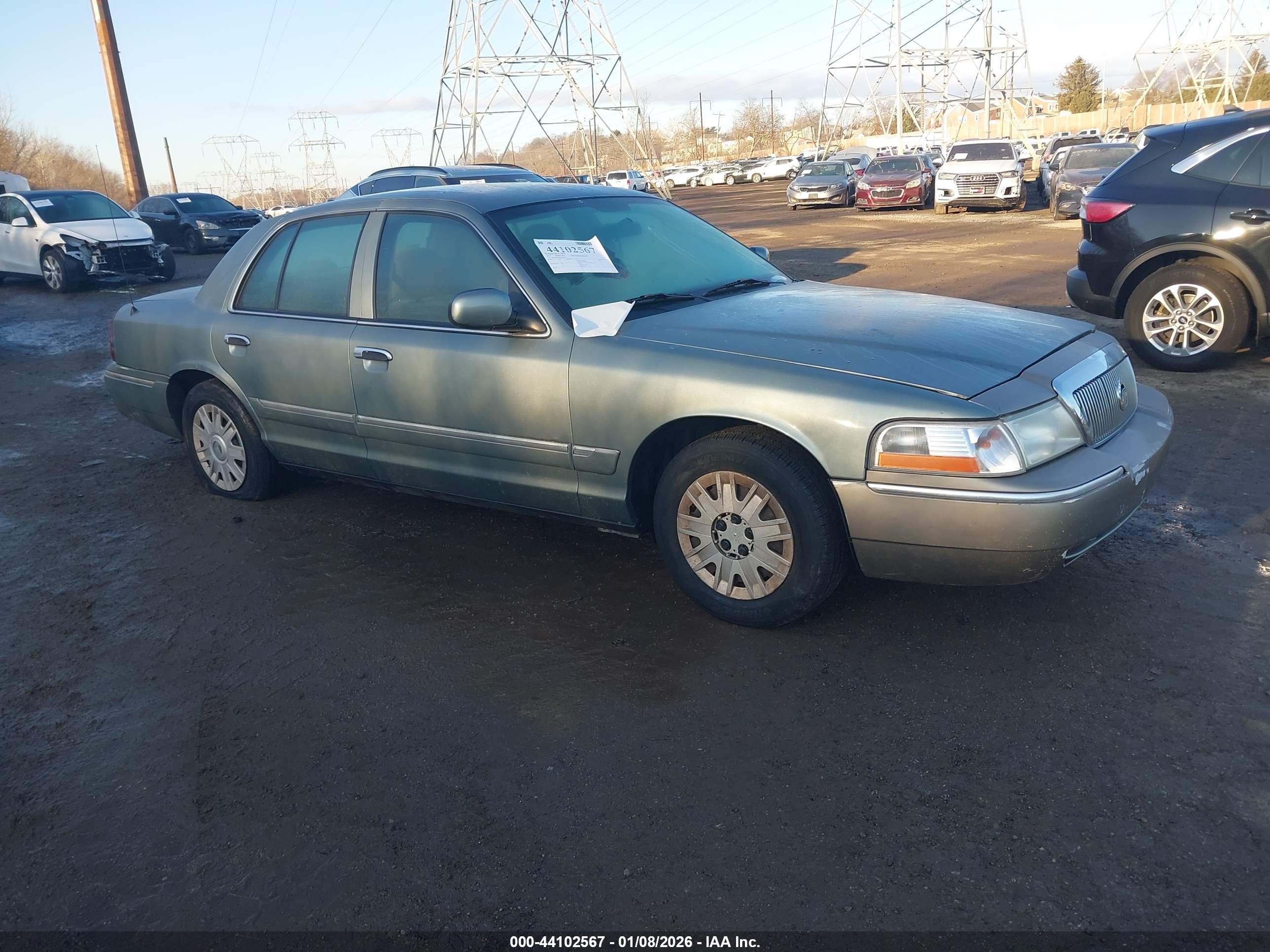 2005 Mercury Grand Marquis GS, VIN 2MEFM74W65X622521 — Not stated