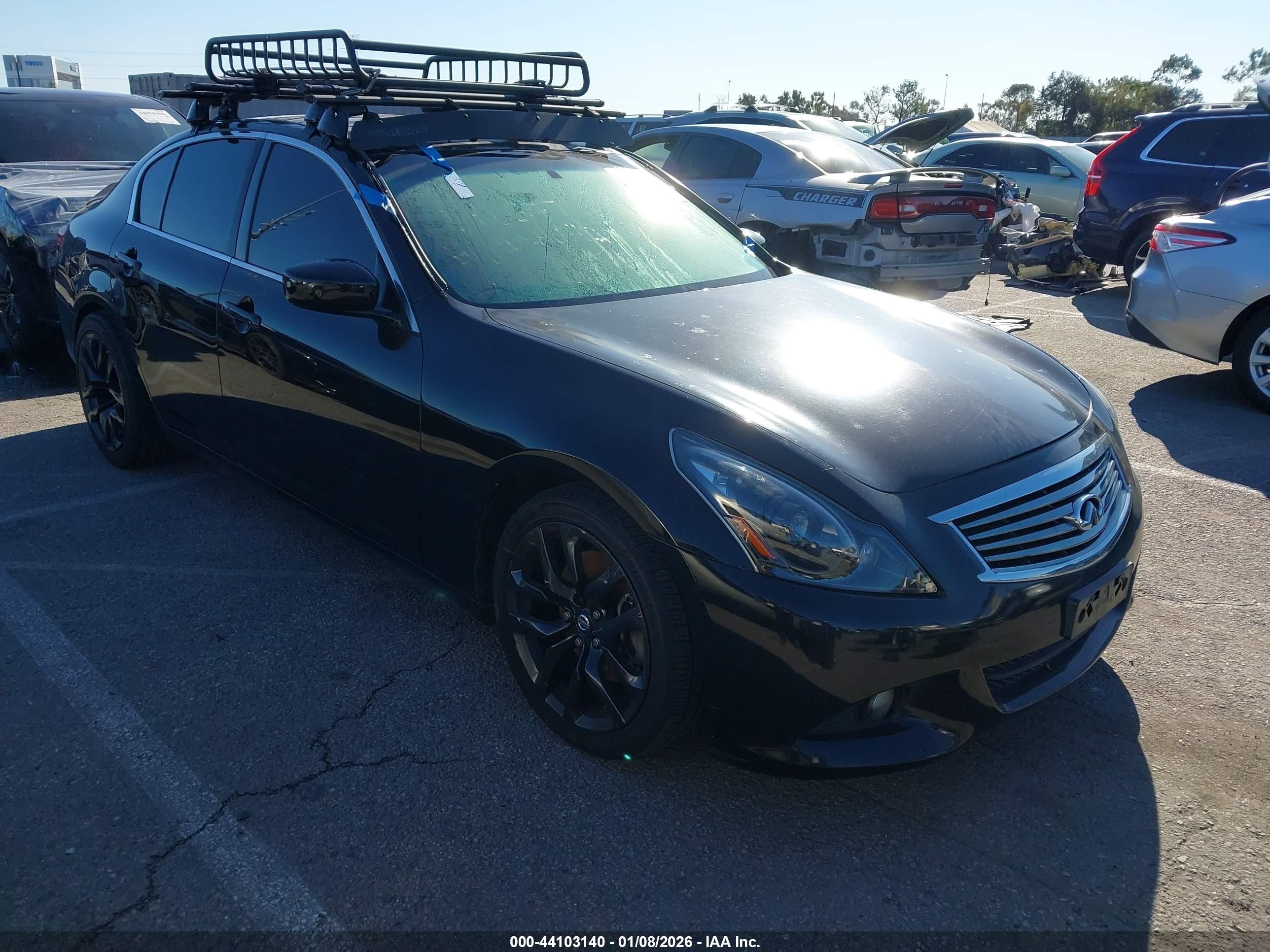 2013 Infiniti G37 Journey, VIN JN1CV6AP8DM723318 — Theft recovery