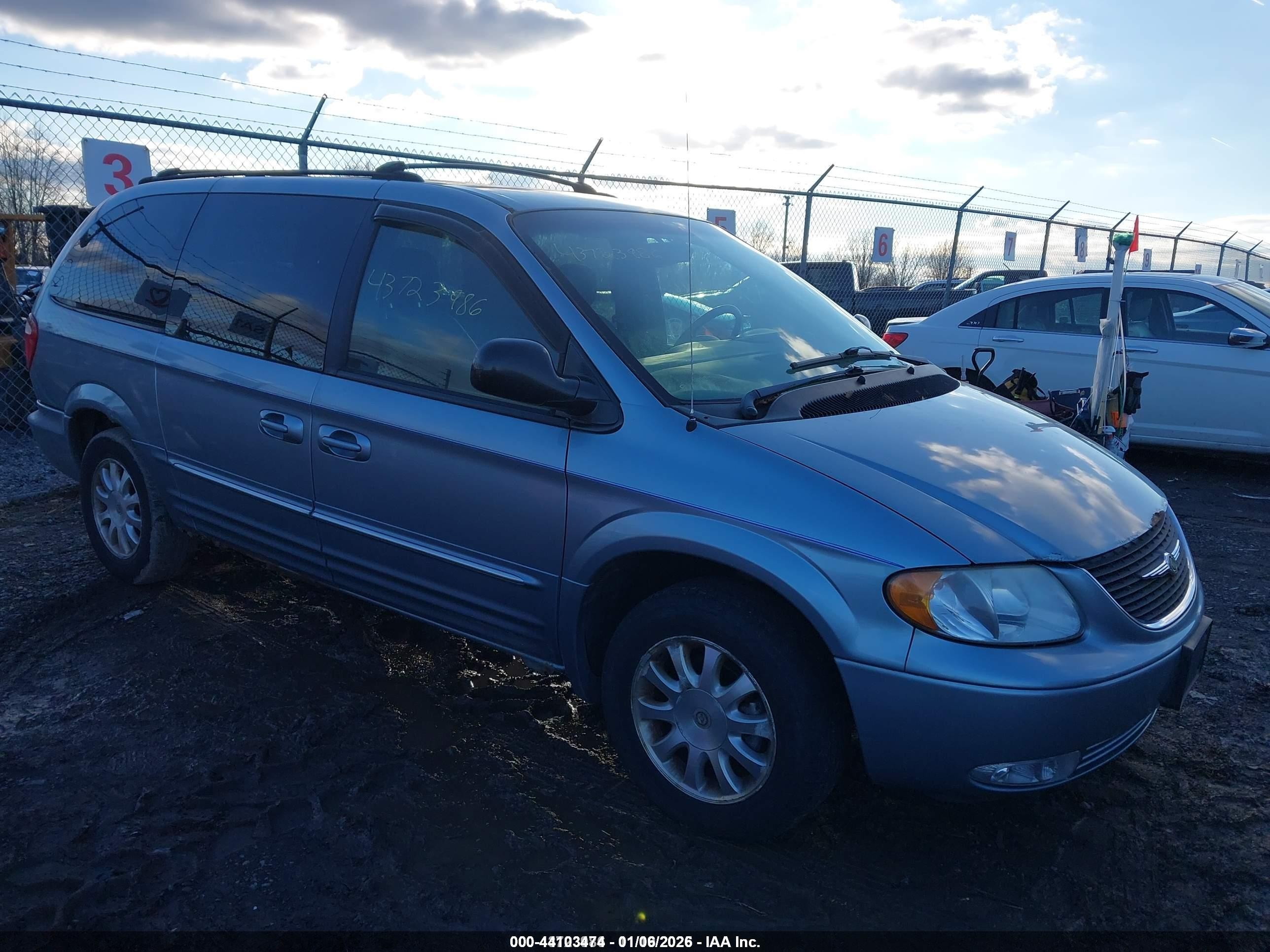 2003 Chrysler Town & Country LXi, VIN 2C8GP54L63R105338 — Not stated