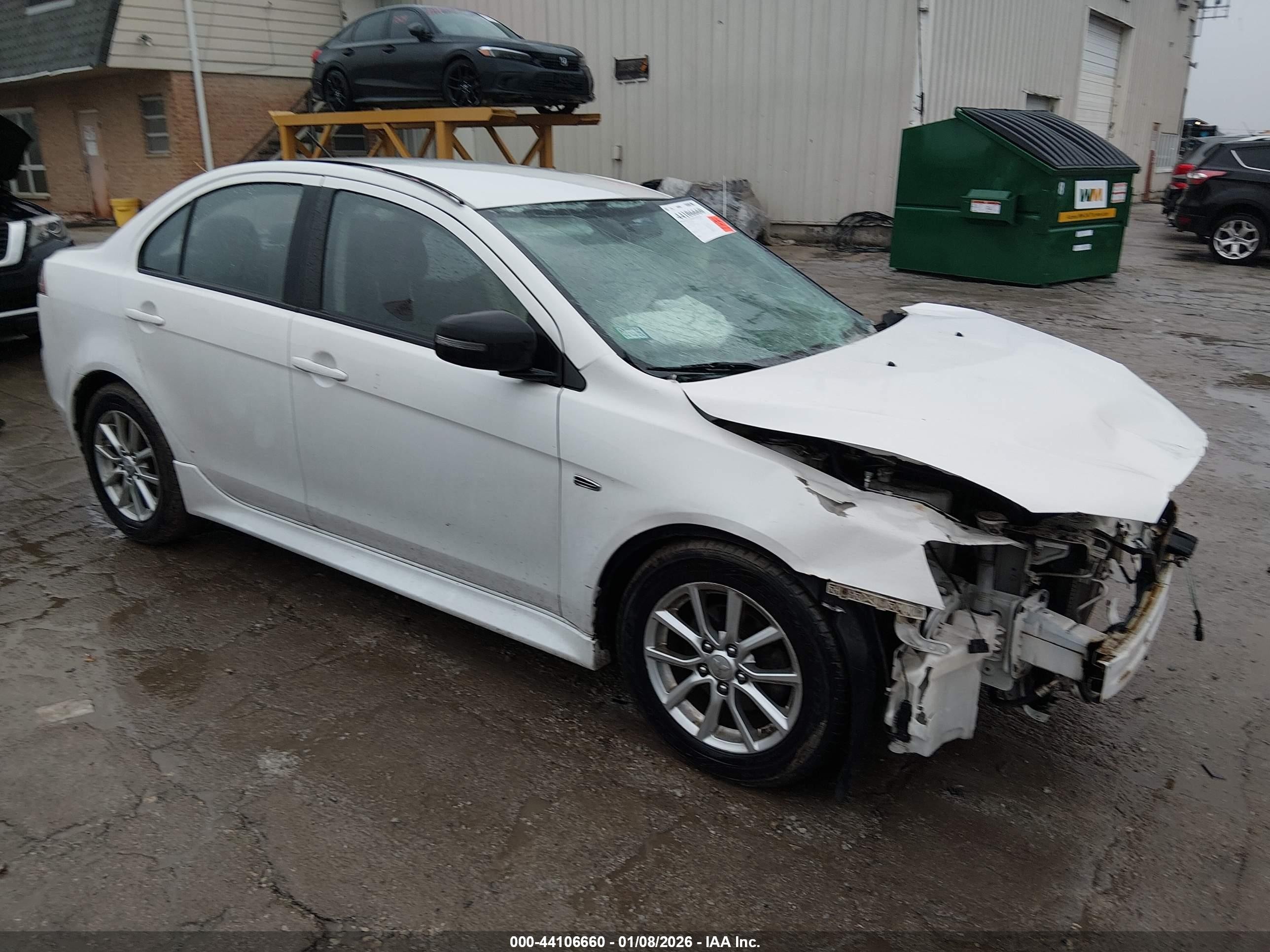 2016 Mitsubishi Lancer ES, VIN JA32U2FU0GU002545 — Biohazard / chemical