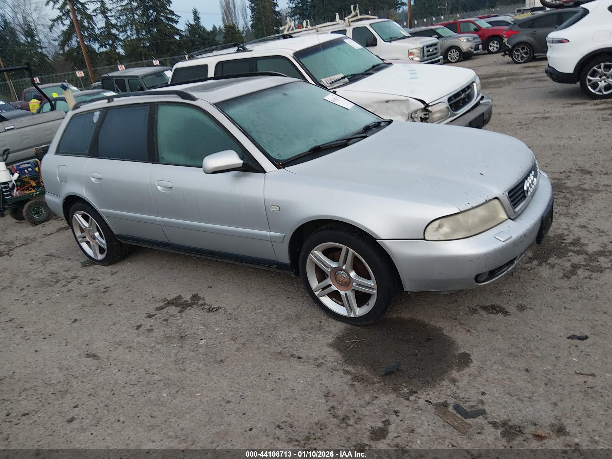 2001 Audi A4, VIN WAUKC68D31A156097 — All over
