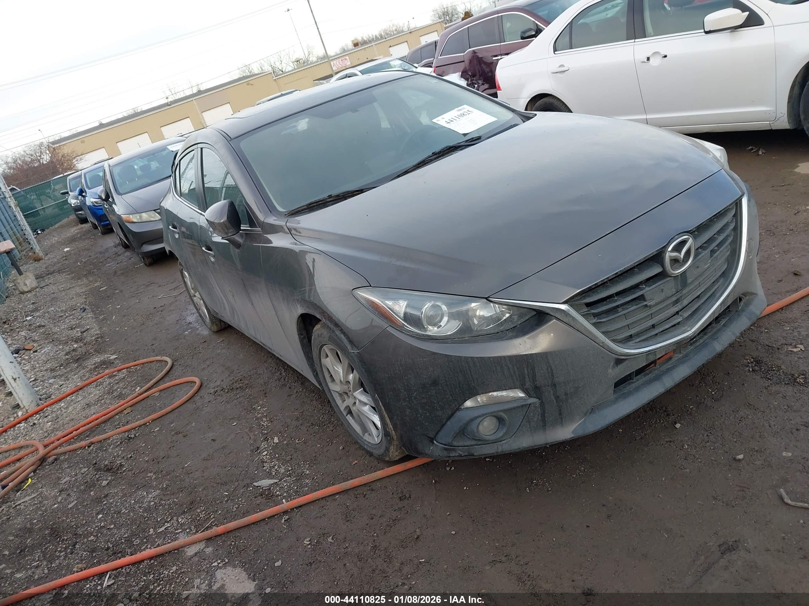 2015 Mazda 3 i Touring, VIN JM1BM1V79F1269934 — Interior fire