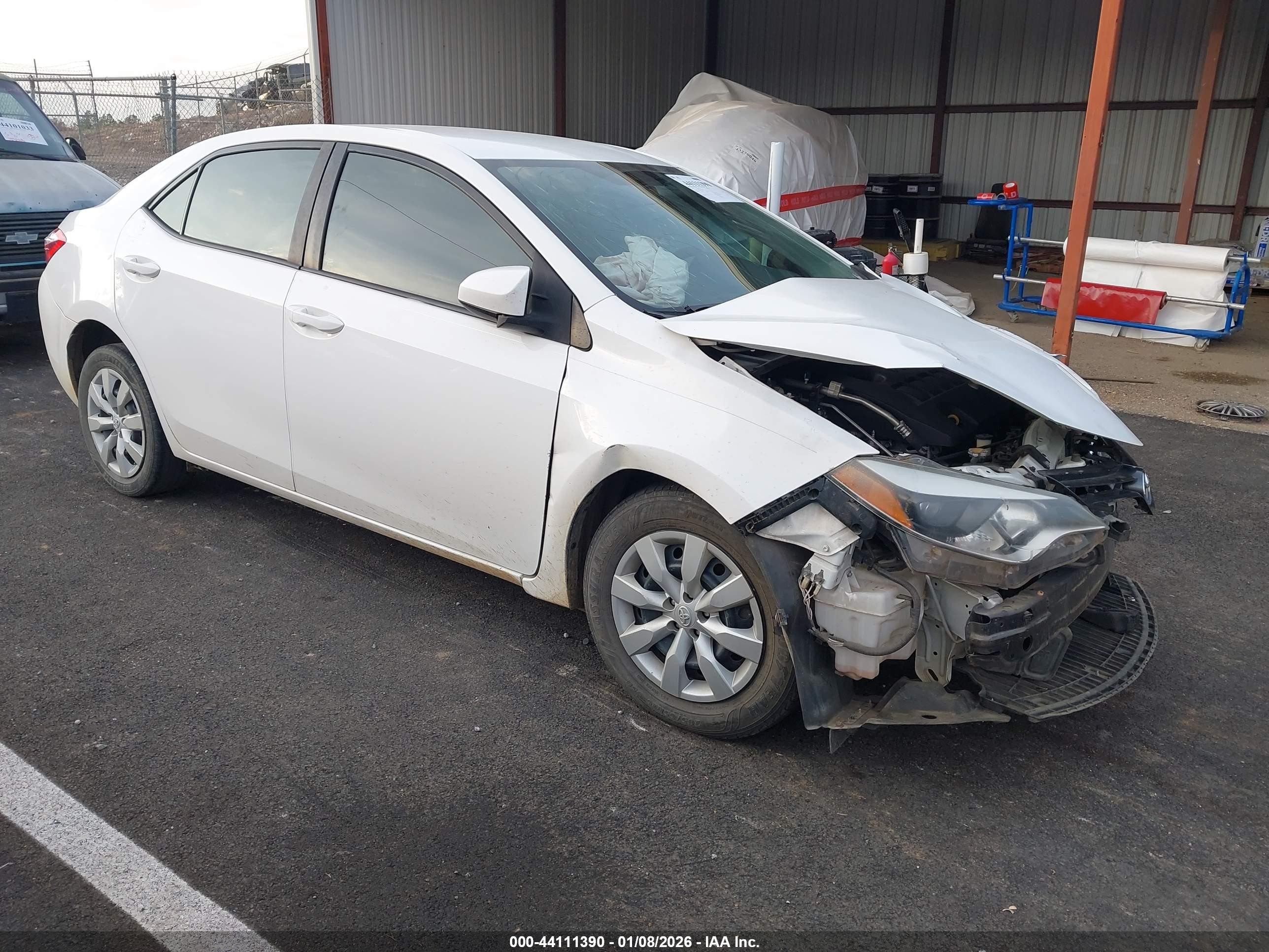 2016 Toyota Corolla S Plus, VIN 5YFBURHE6GP535383 — Front end