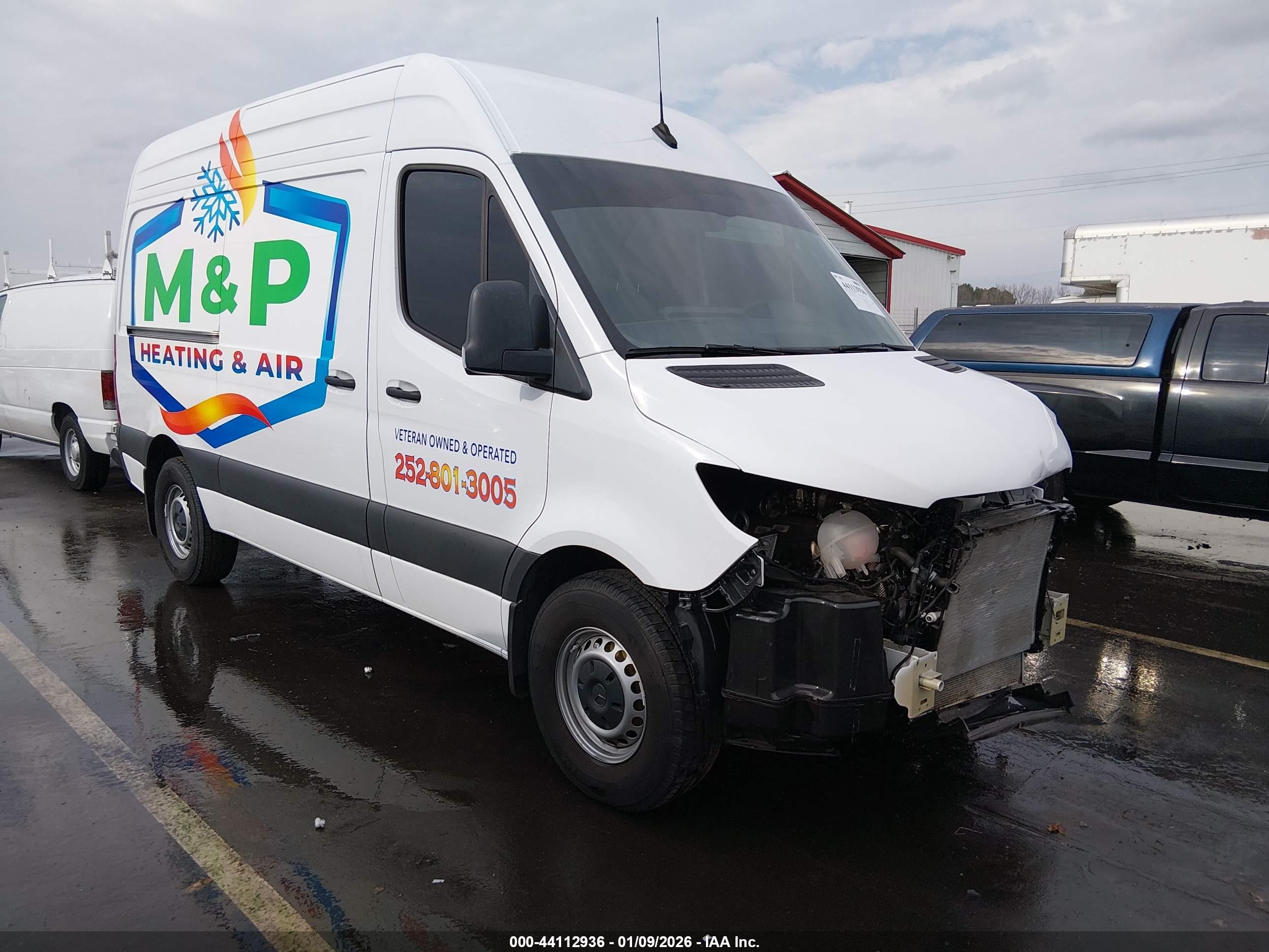 2024 Mercedes-Benz Sprinter Cargo, VIN W1Y4NBHY4RP723682 — All over