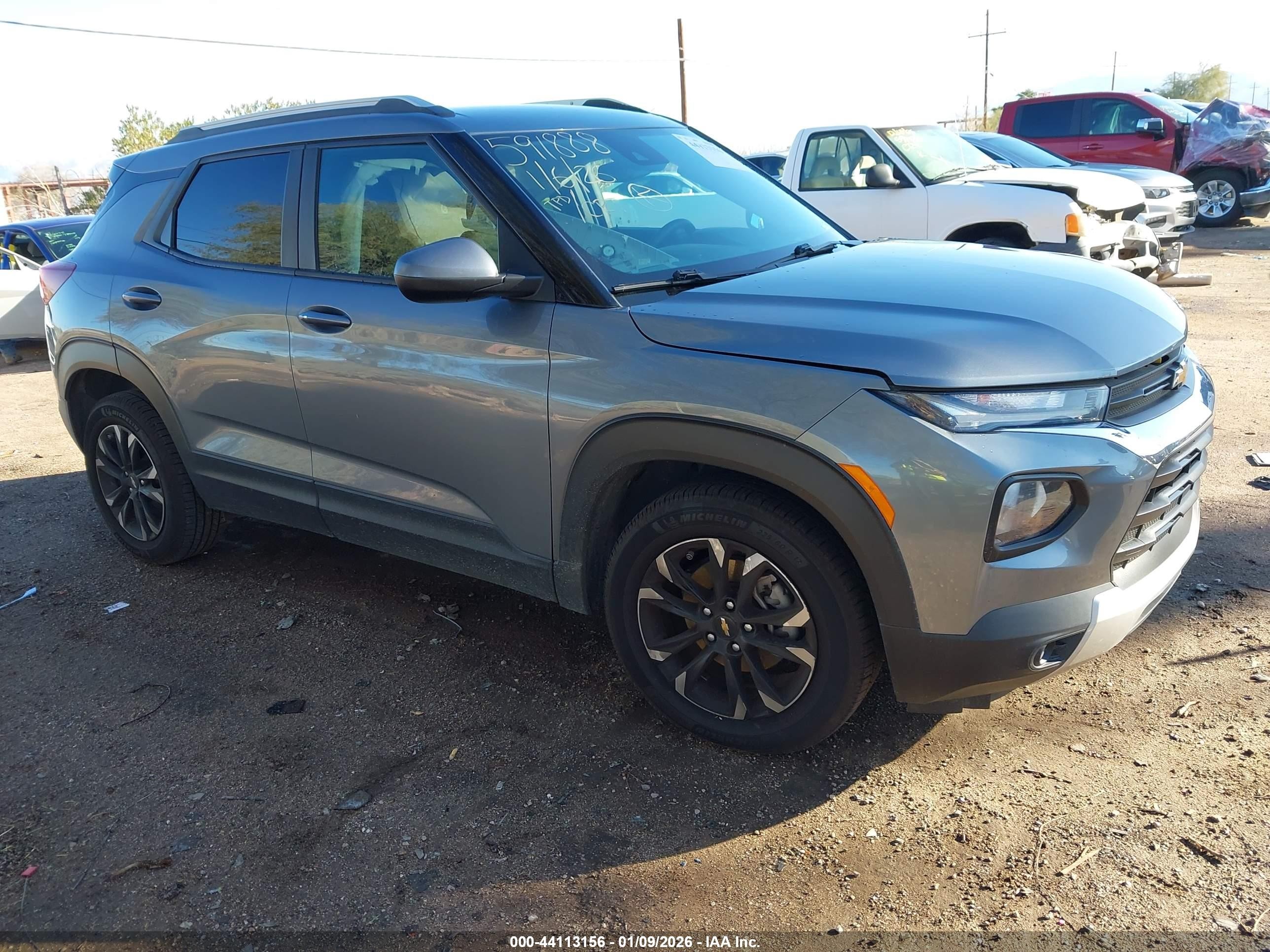 2022 Chevrolet TrailBlazer LT, VIN KL79MPSL9NB027699 — Side