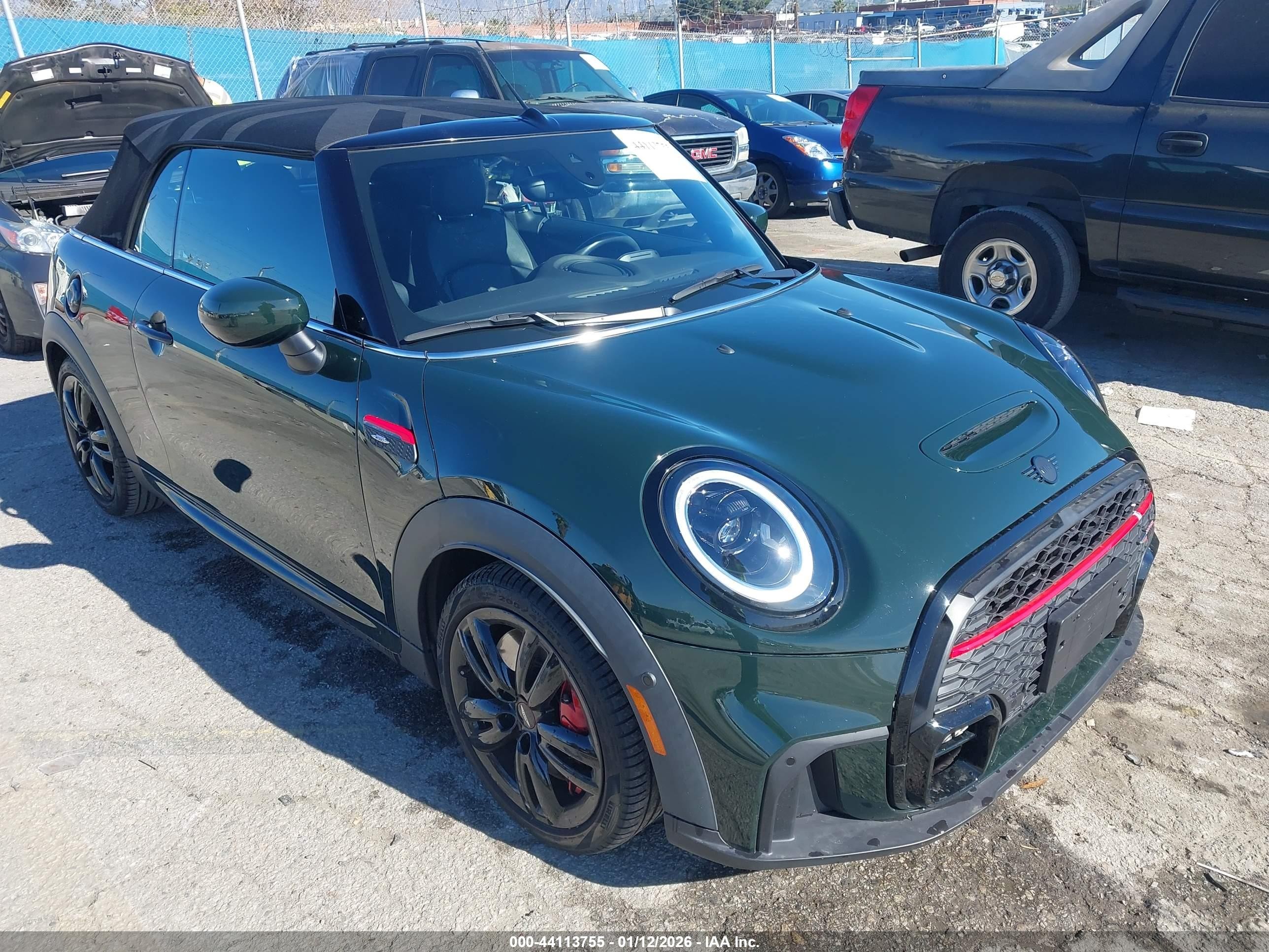 2023 MINI Convertible John Cooper Works, VIN WMW63DL05P3R13704 — Fresh water flood