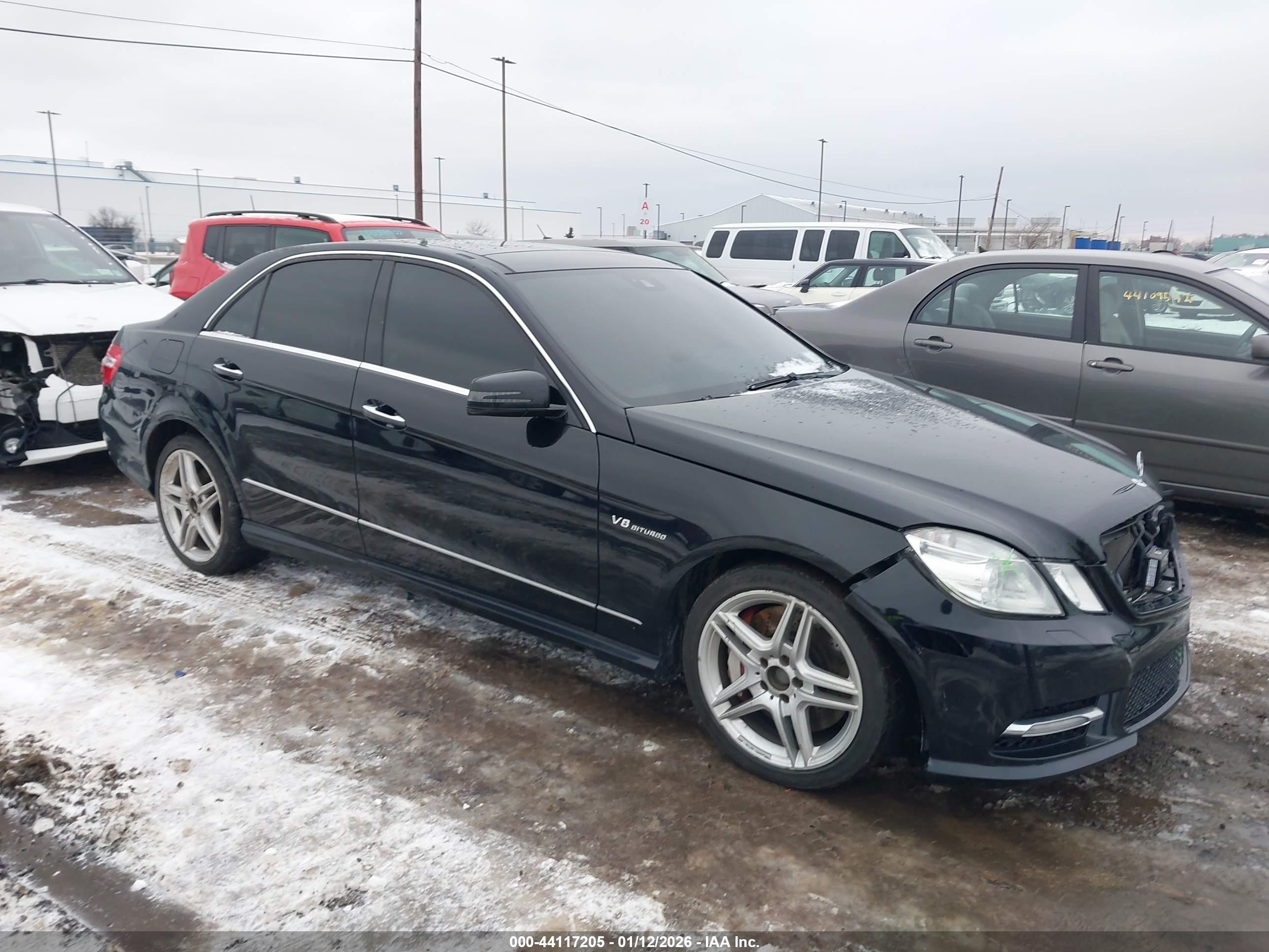 2012 Mercedes-Benz E 550 Sport, VIN WDDHF9BB0CA551411 — Front end