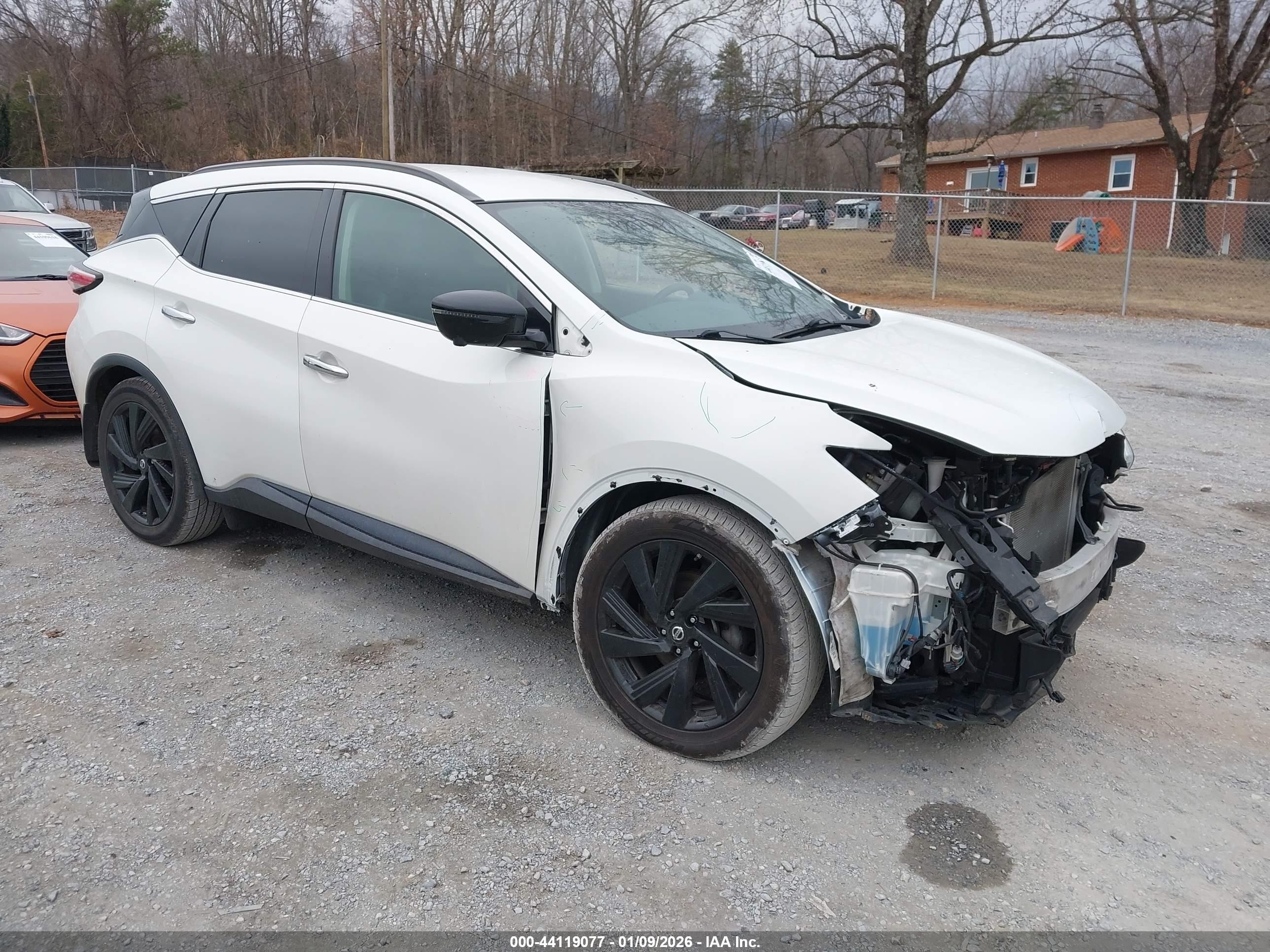 2018 Nissan Murano SL, VIN 5N1AZ2MH7JN171401 — Front end