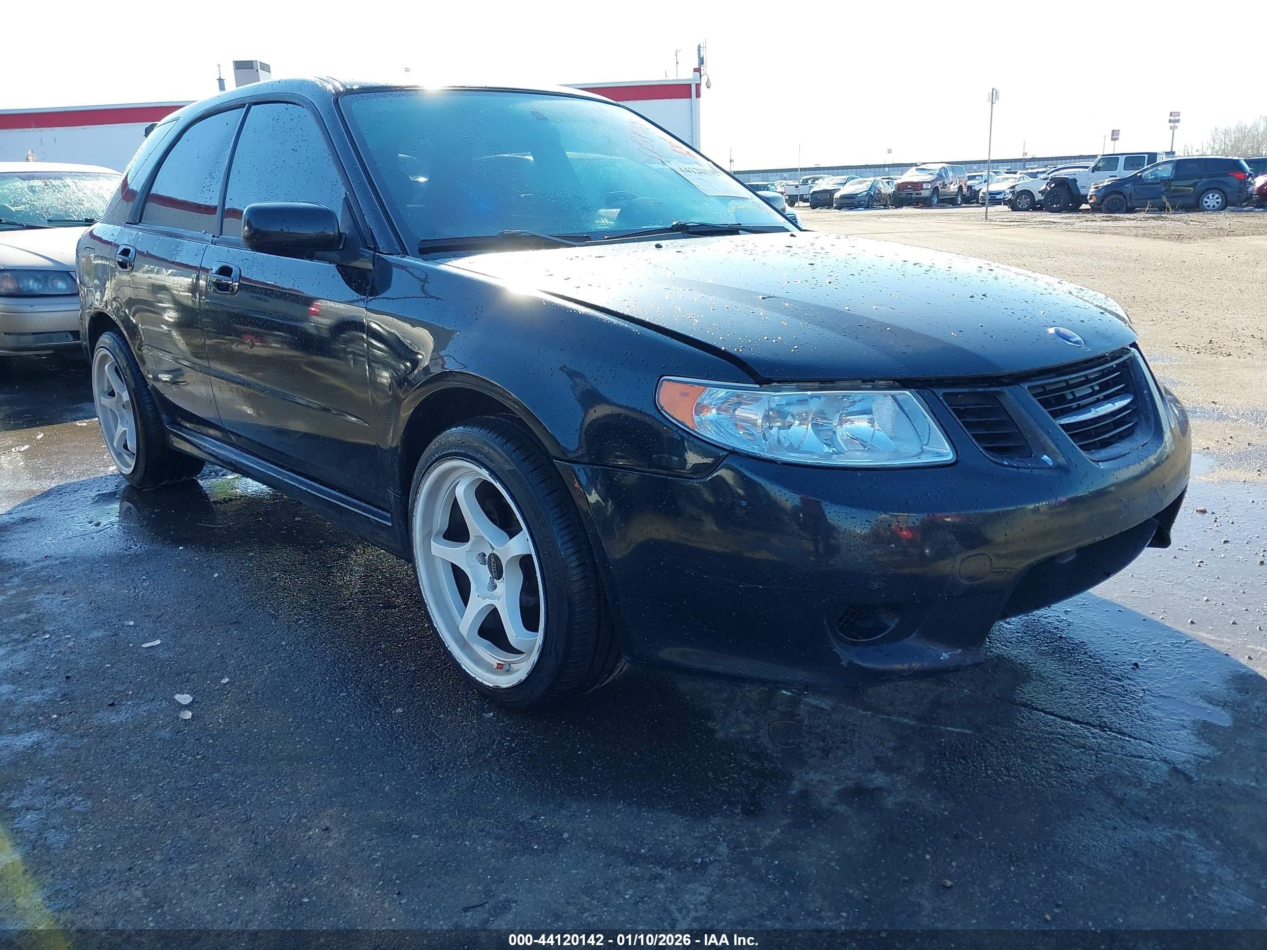 2005 Saab 9-2X Linear, VIN JF4GG61665G057486 — Зад