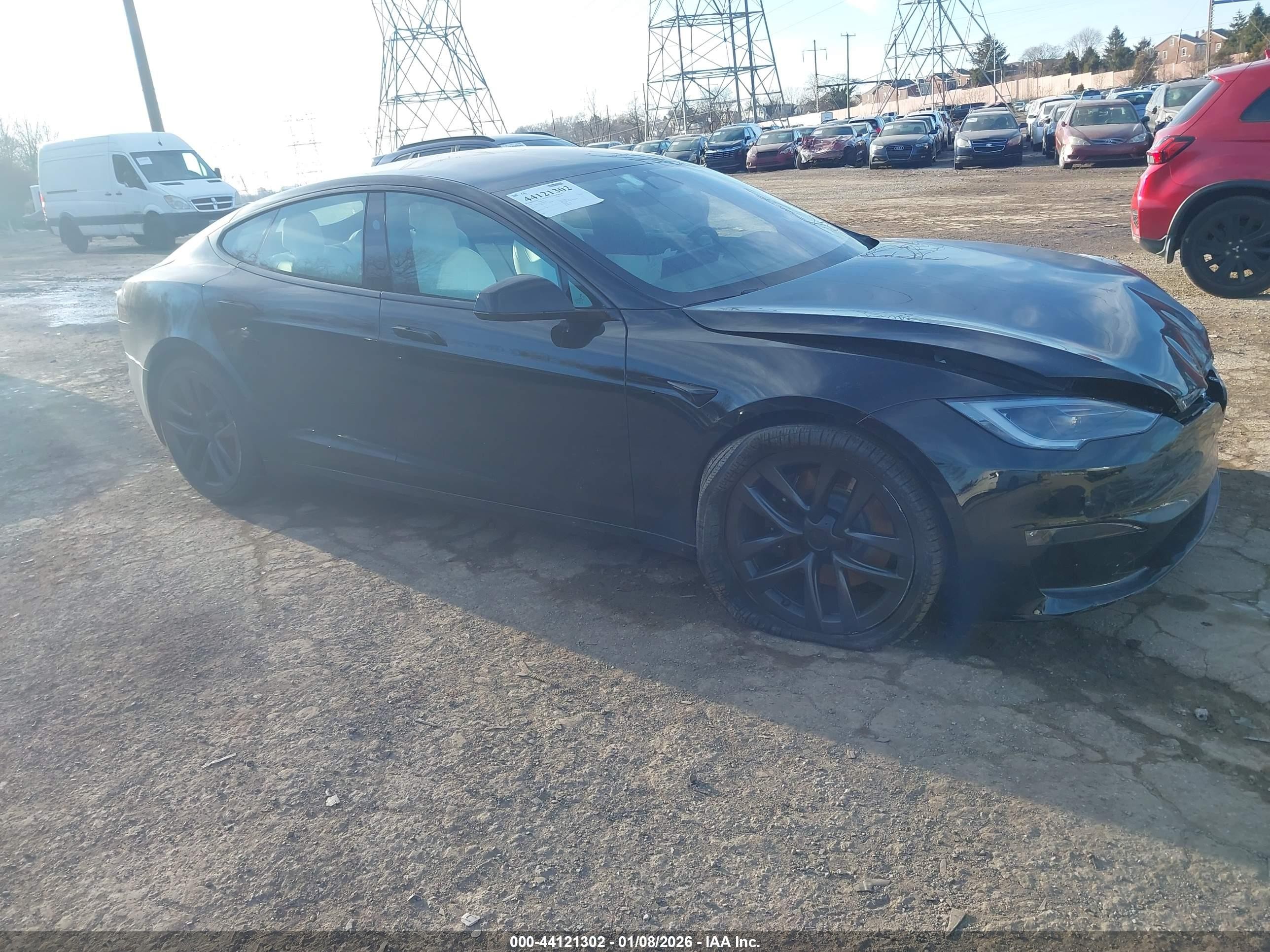 2025 Tesla Model S, VIN 5YJSA1E52SF549414 — Front end