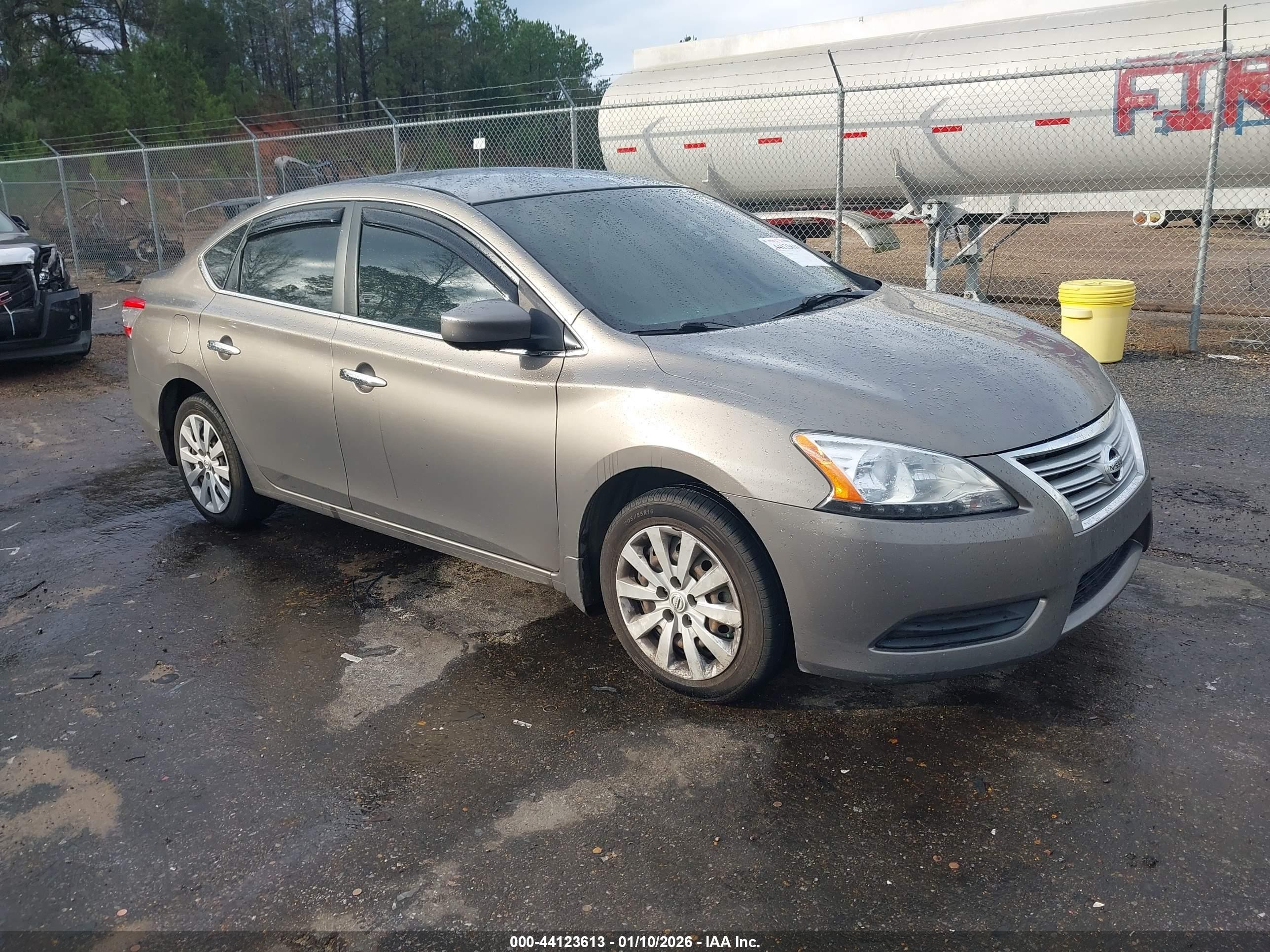 2015 Nissan Sentra SR, VIN 3N1AB7AP9FY336105 — Interior fire