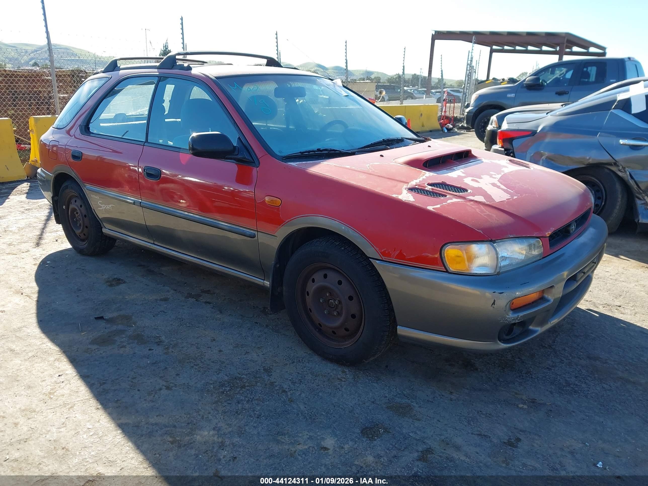 1998 Subaru Impreza Outback Special Sports, VIN JF1GF4852WG806139 — Front end