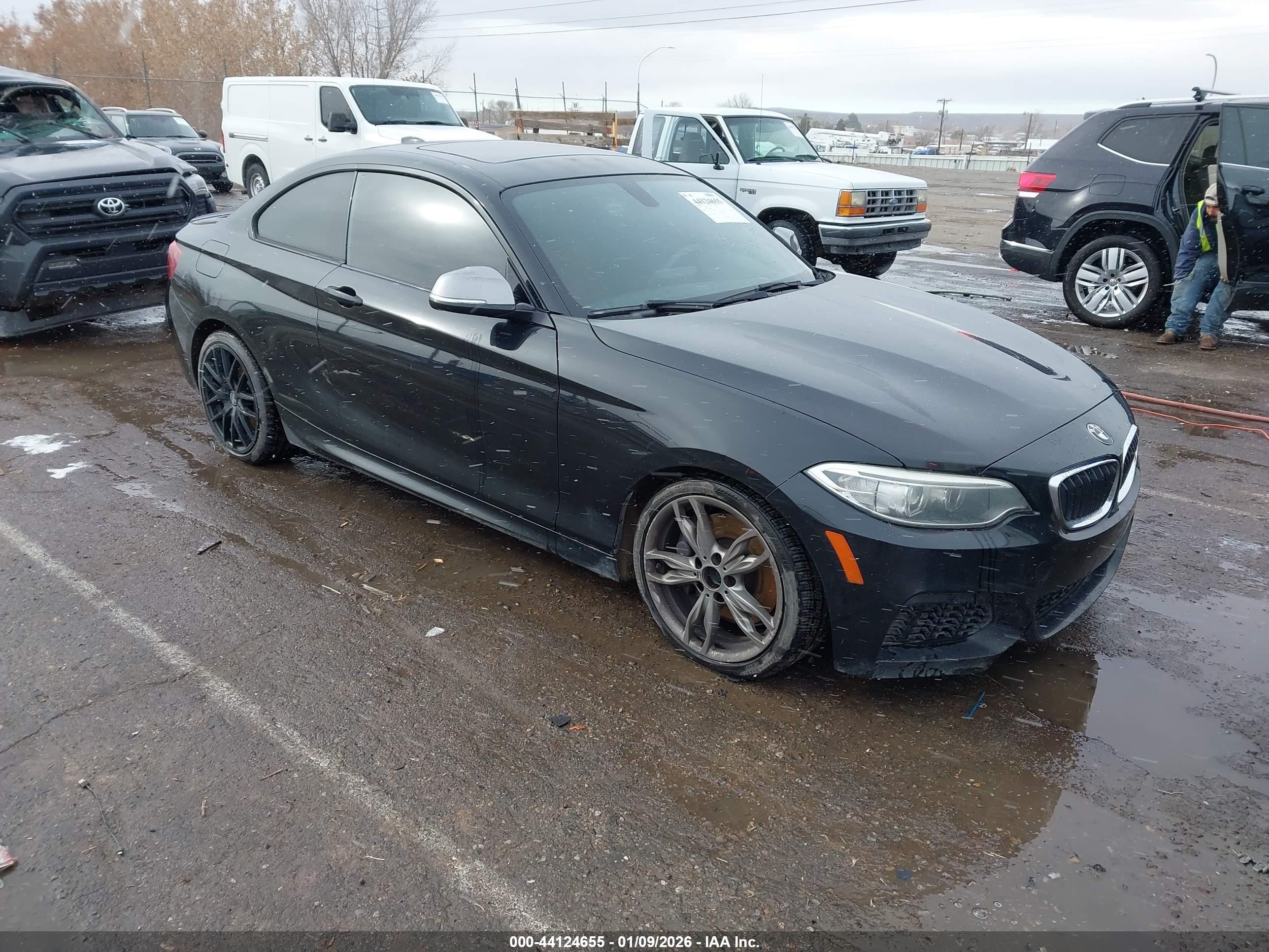 2015 BMW 2 Series M235i, VIN WBA1J7C51FV254004 — Rear end