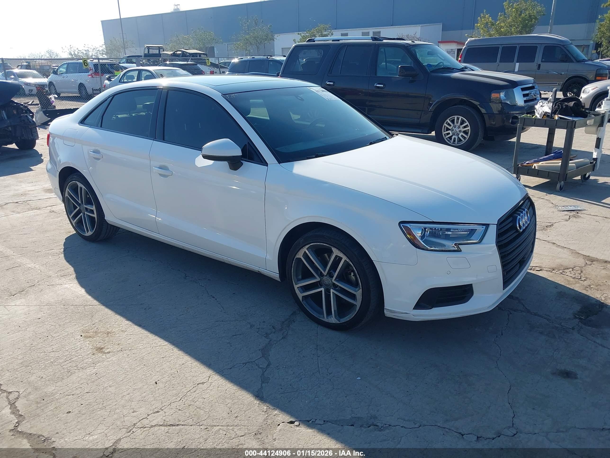 2020 Audi A3 Premium, VIN WAUAUGFF7LA103845 — После угона