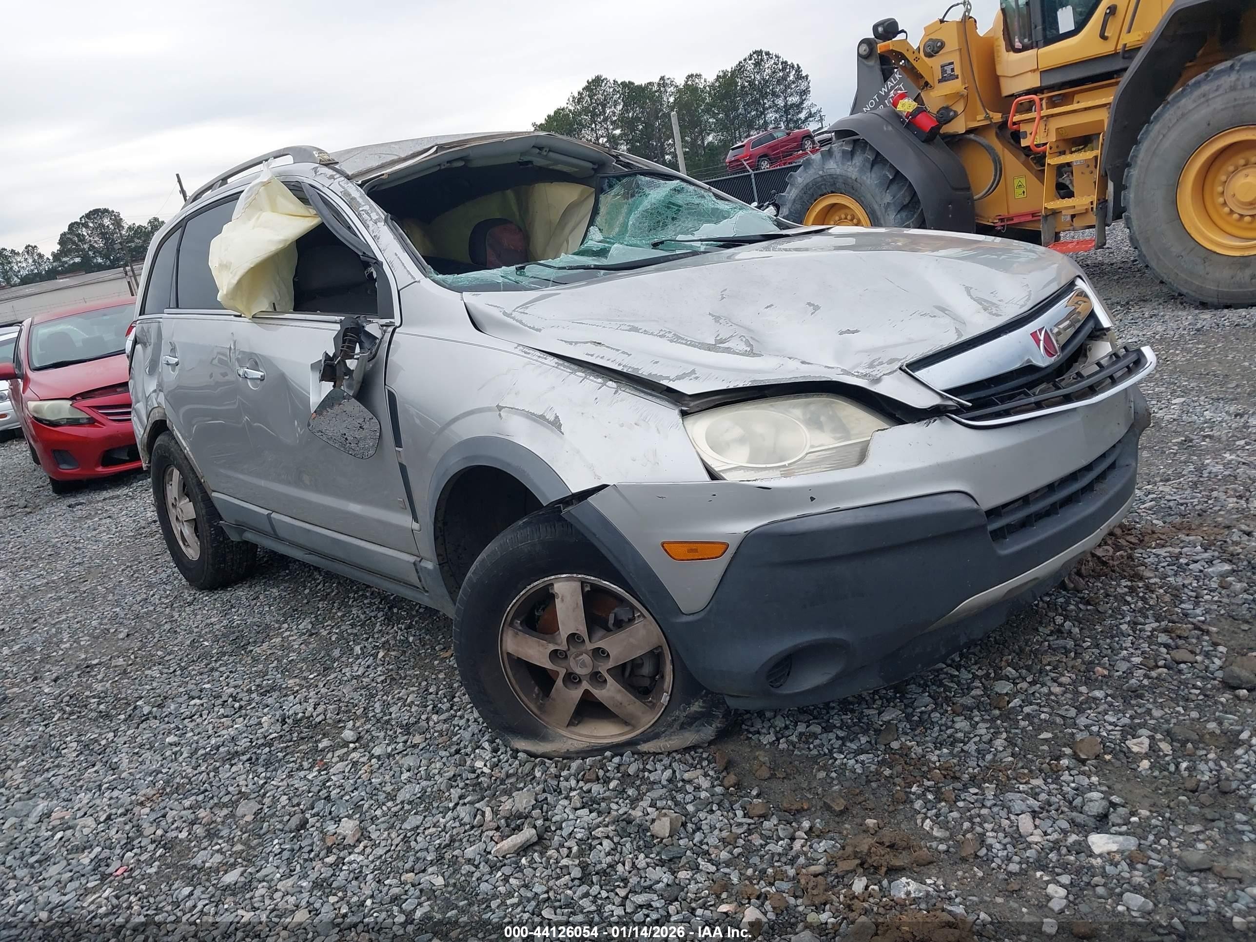 2008 Saturn VUE XE, VIN 3GSCL33P18S643822 — Опрокидывание