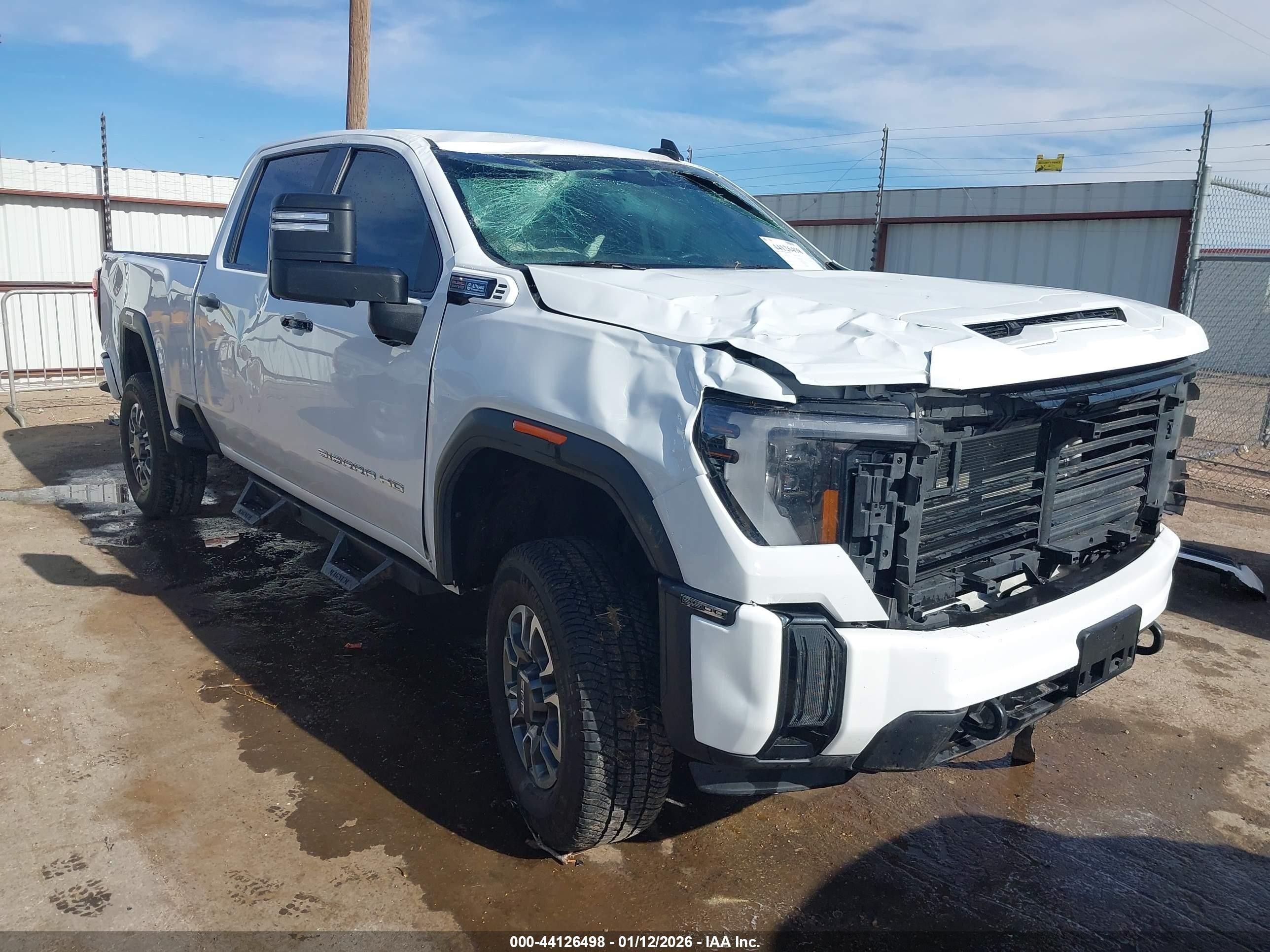 2025 GMC Sierra 2500HD, VIN 1GT1ULE7XSF153999 — Rollover