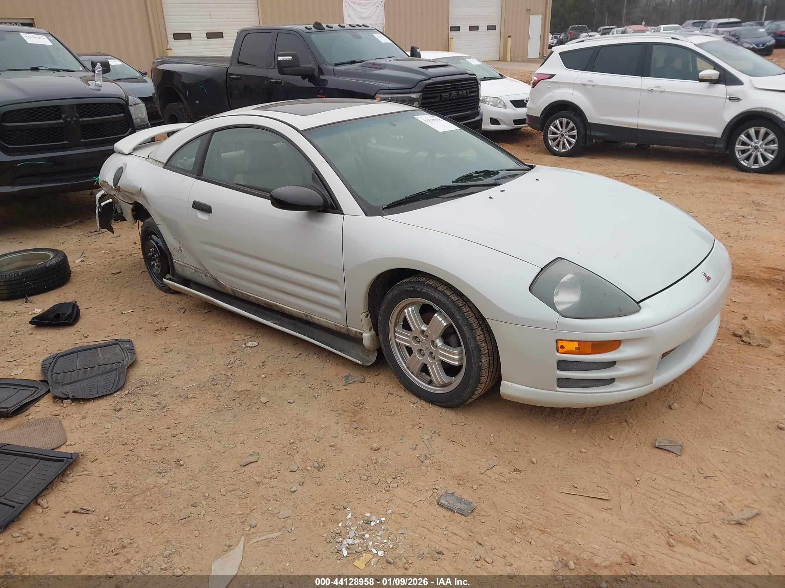 2001 Mitsubishi Eclipse GT, VIN 4A3AC84H71E088766 — Зад