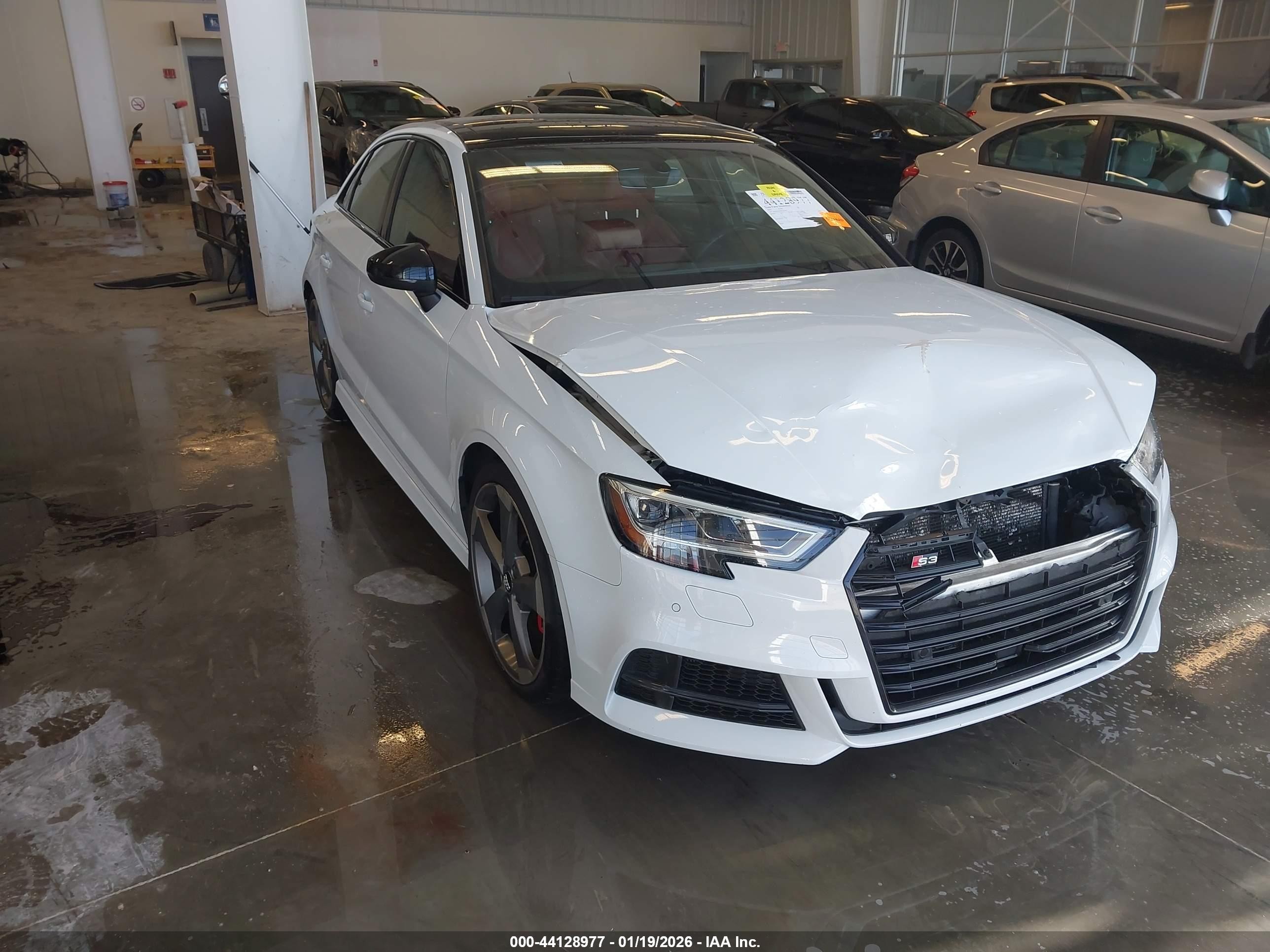 2019 Audi S3 Premium Plus, VIN WAUB1GFF4KA102924 — Front end