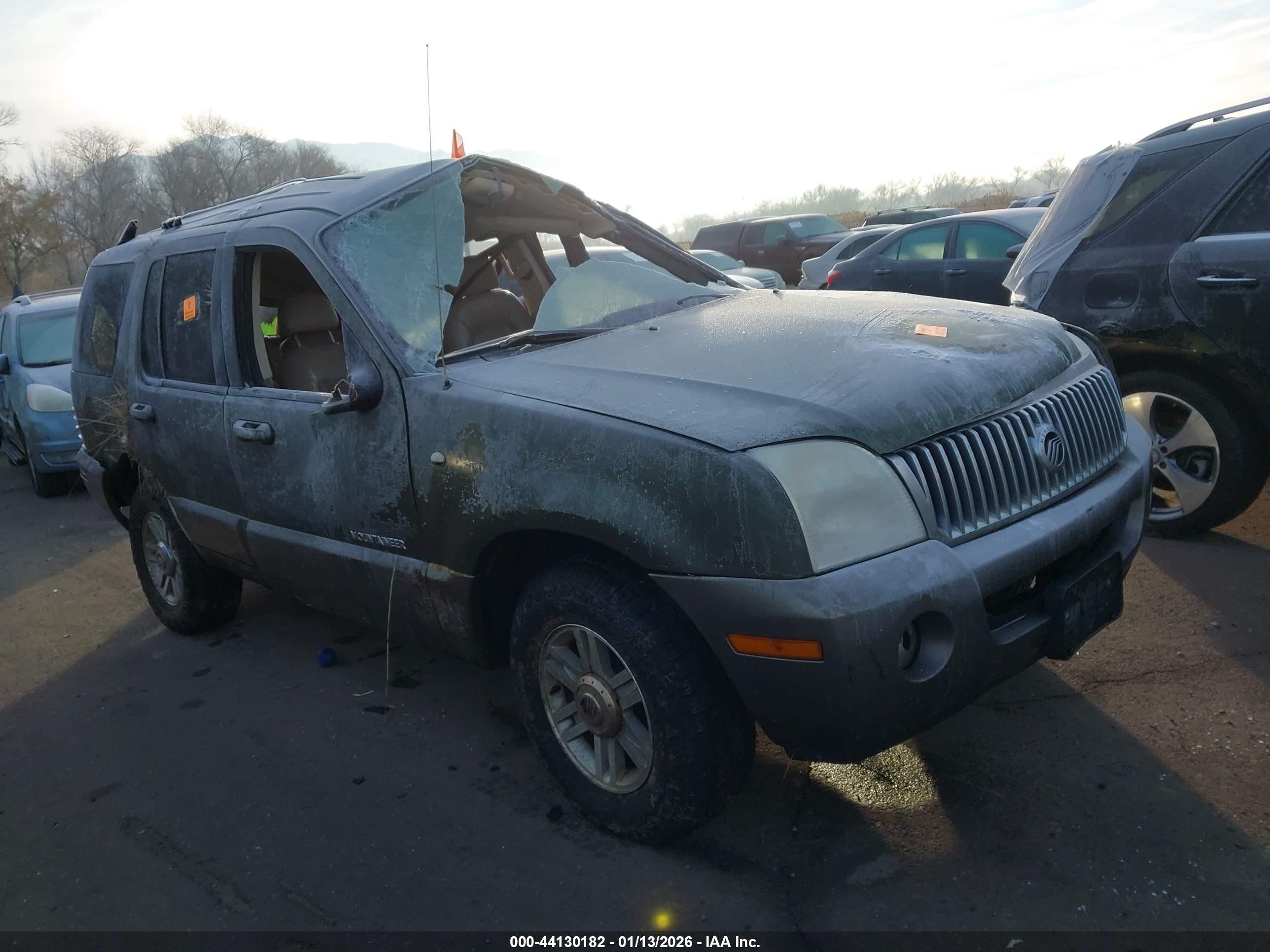 2002 Mercury Mountaineer Convenience, VIN 4M2ZU66KX2UJ33846 — Rollover
