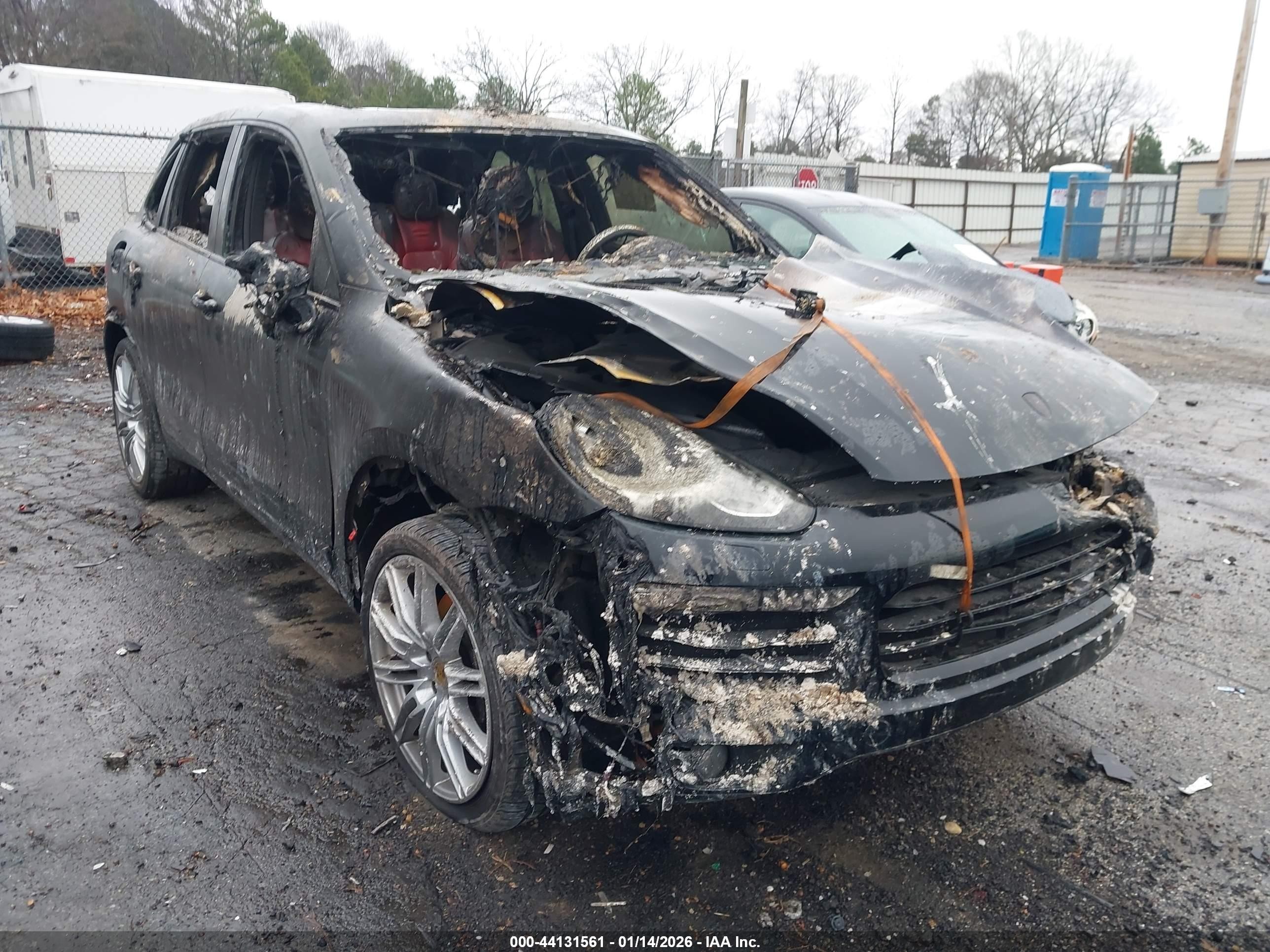 2018 Porsche Cayenne, VIN WP1AA2A27JKA06962 — Burn