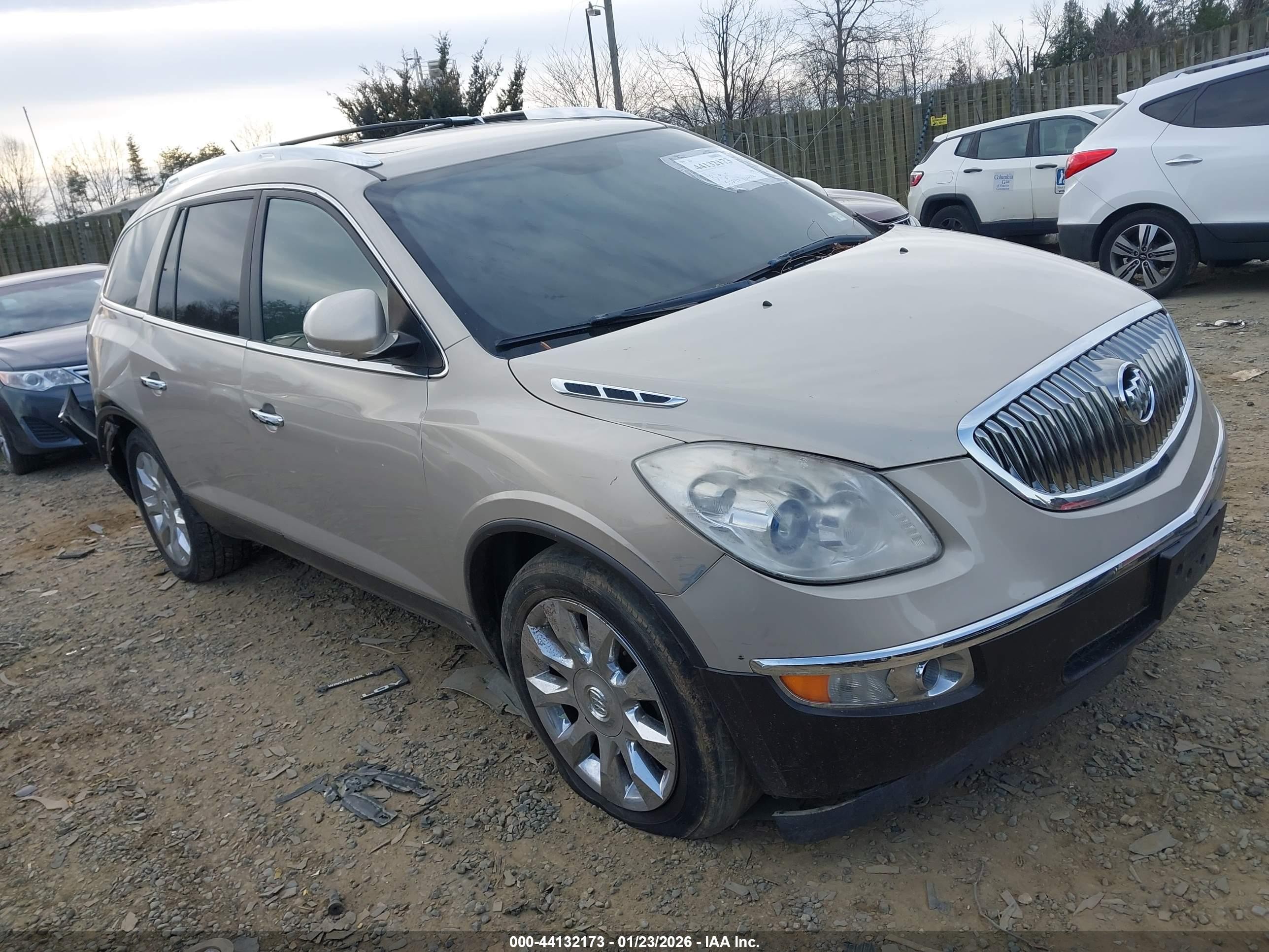2010 Buick Enclave CXL, VIN 5GALVCED9AJ225963 — Interior fire