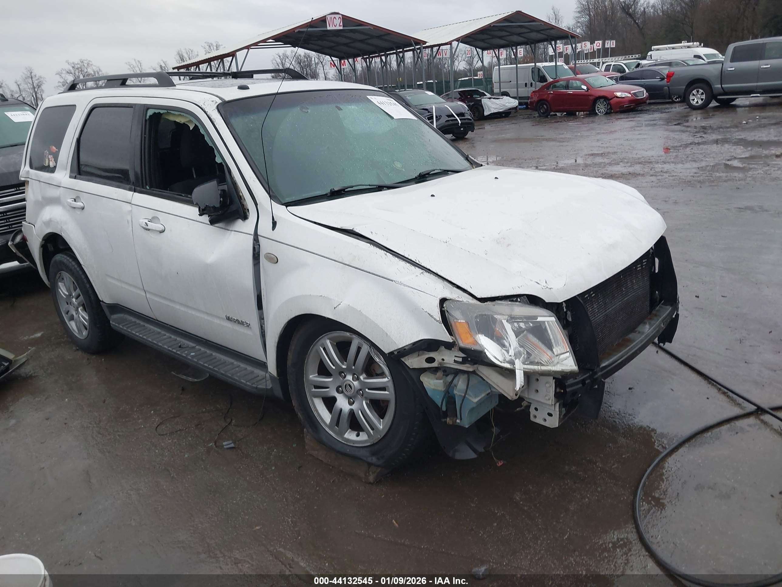 2008 Mercury Mariner, VIN 4M2CU91198KJ28986 — Rollover