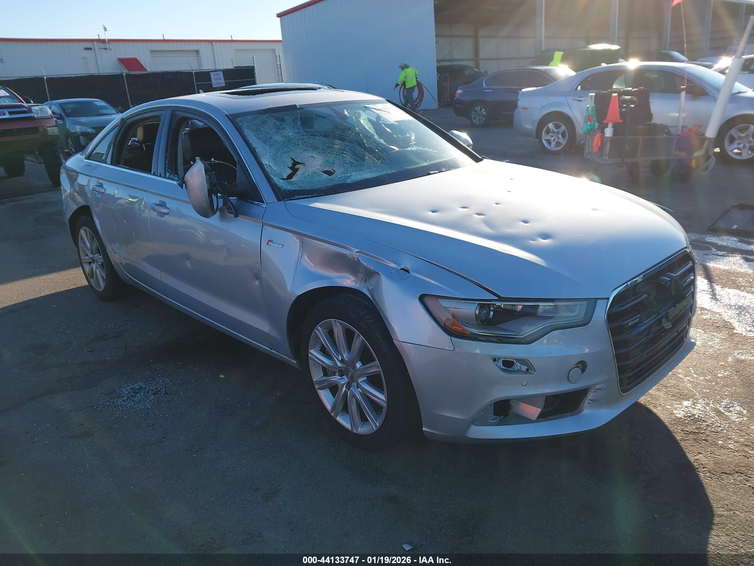 2014 Audi A6 Premium Plus, VIN WAUFGAFC0EN029485 — Vandalism