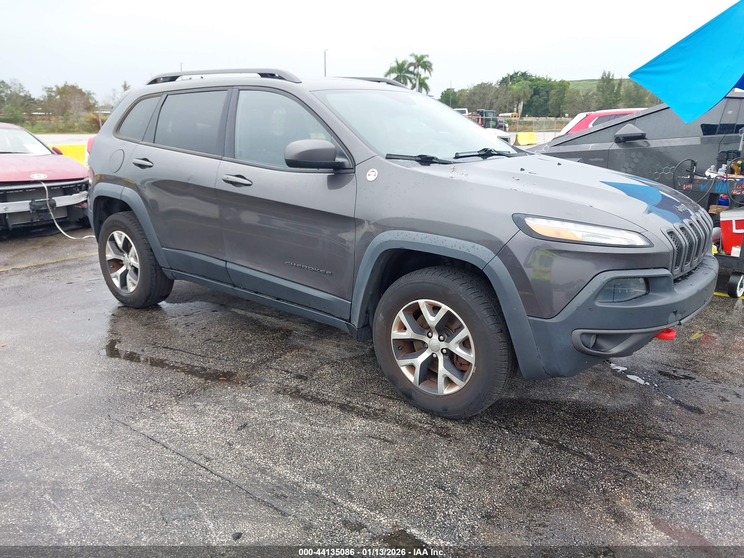 2014 Jeep Cherokee Trailhawk, VIN 1C4PJMBS9EW251069 — По всему кузову