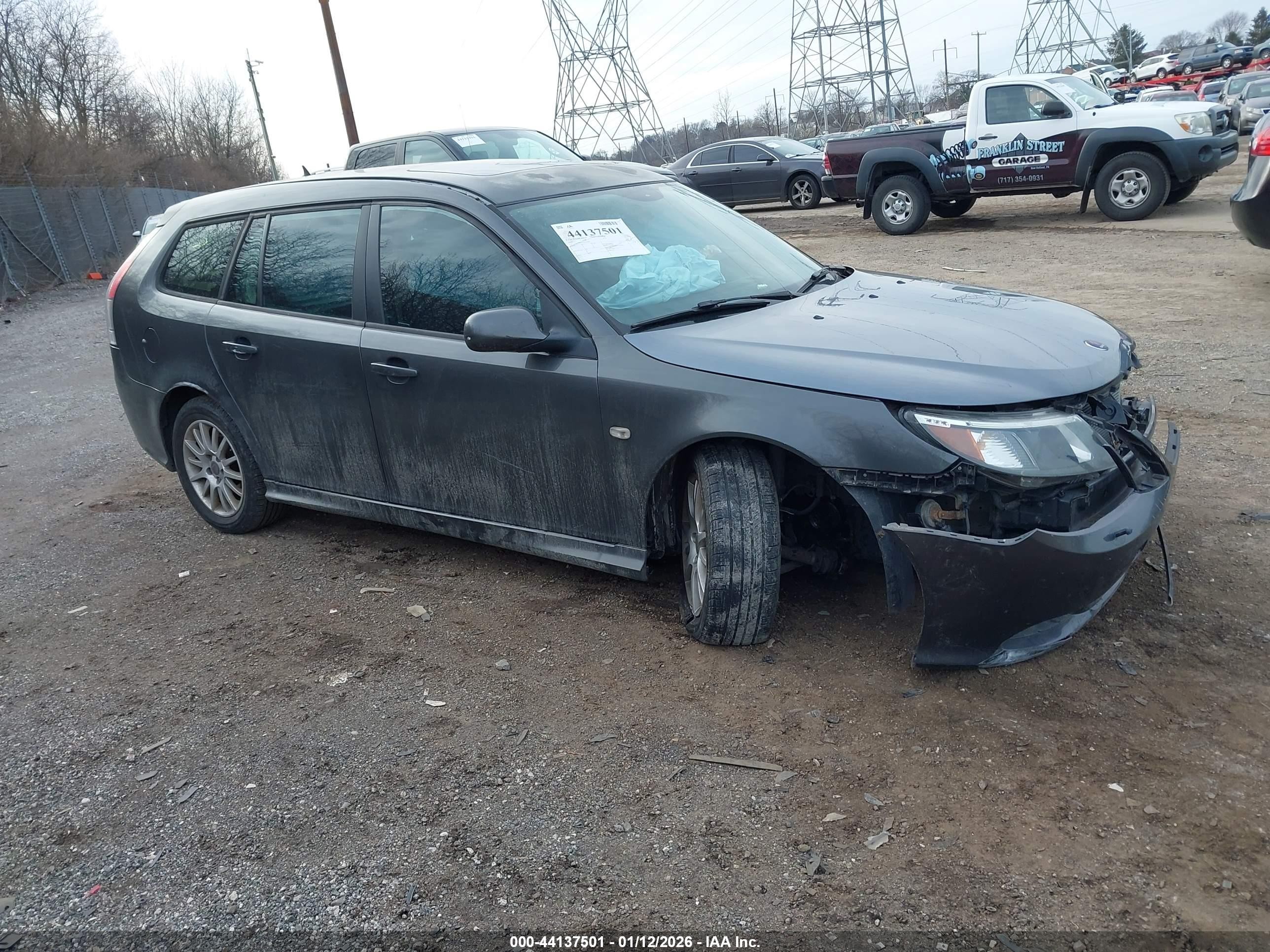 2010 Saab 9-3, VIN YS3FA5CY2A1612078 — Front end