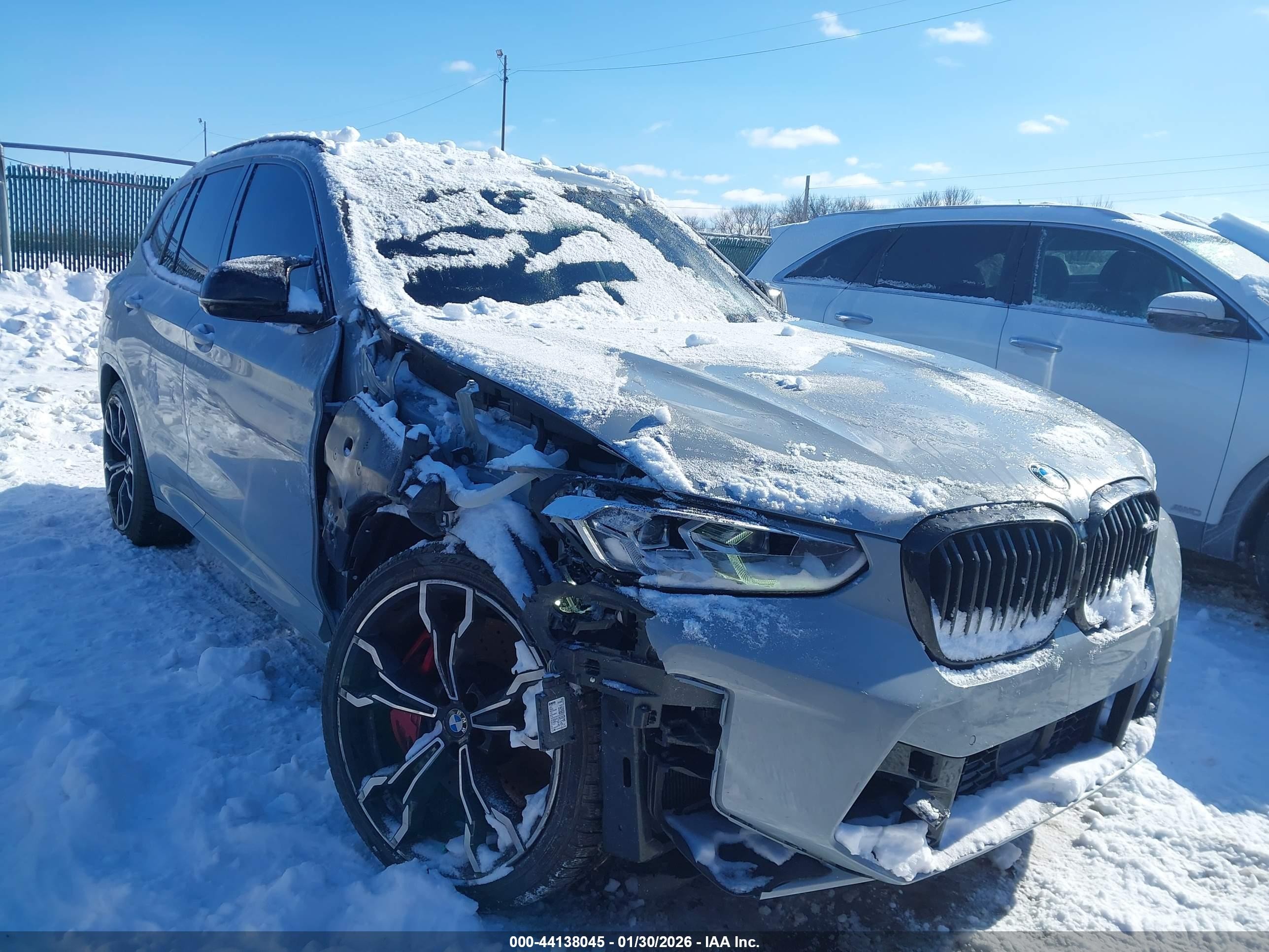 2022 BMW X3 M, VIN 5YM13EC07N9K14546 — Front end