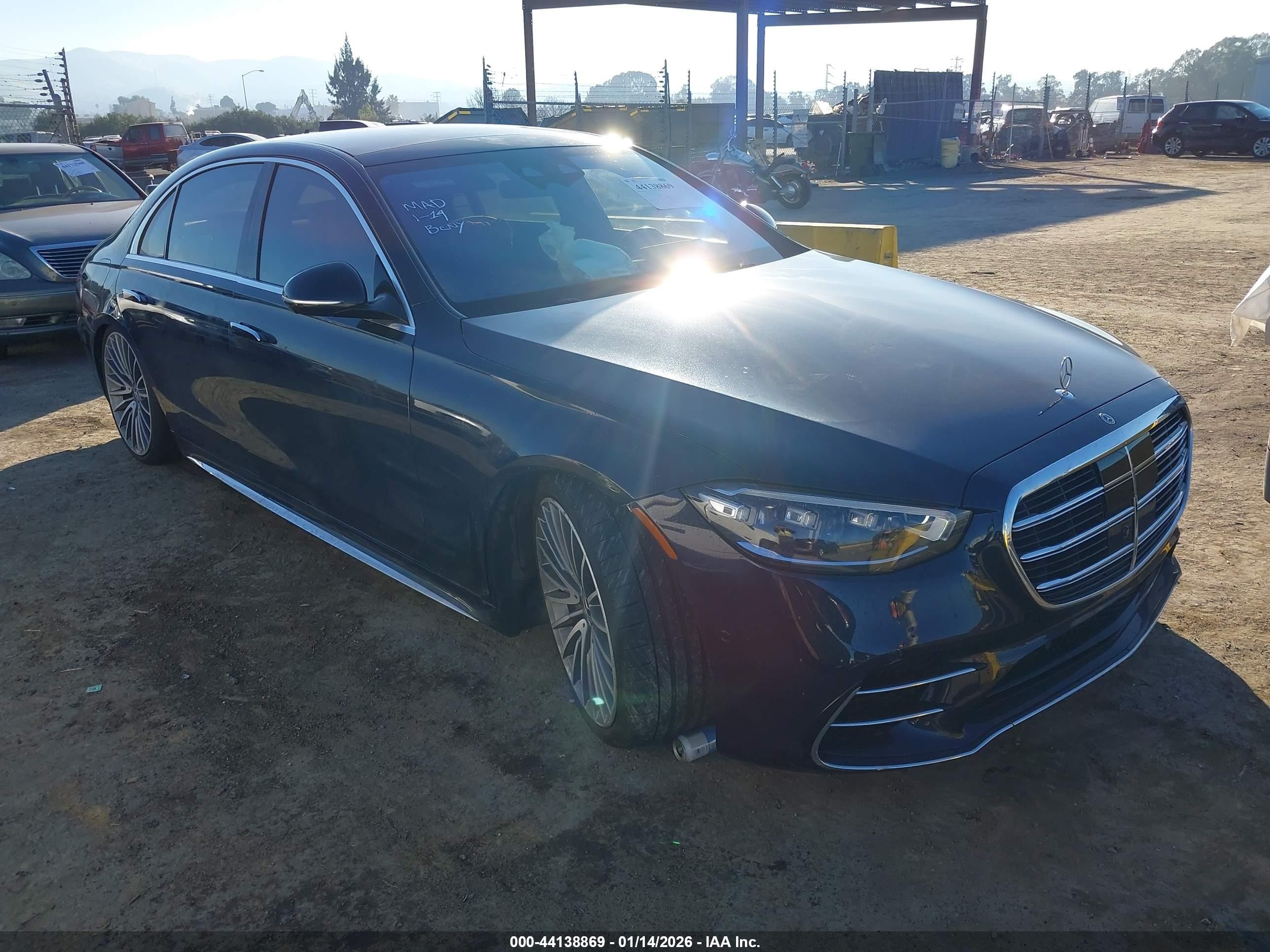 2023 Mercedes-Benz S 500, VIN W1K6G6DB6PA197674 — Fresh water flood