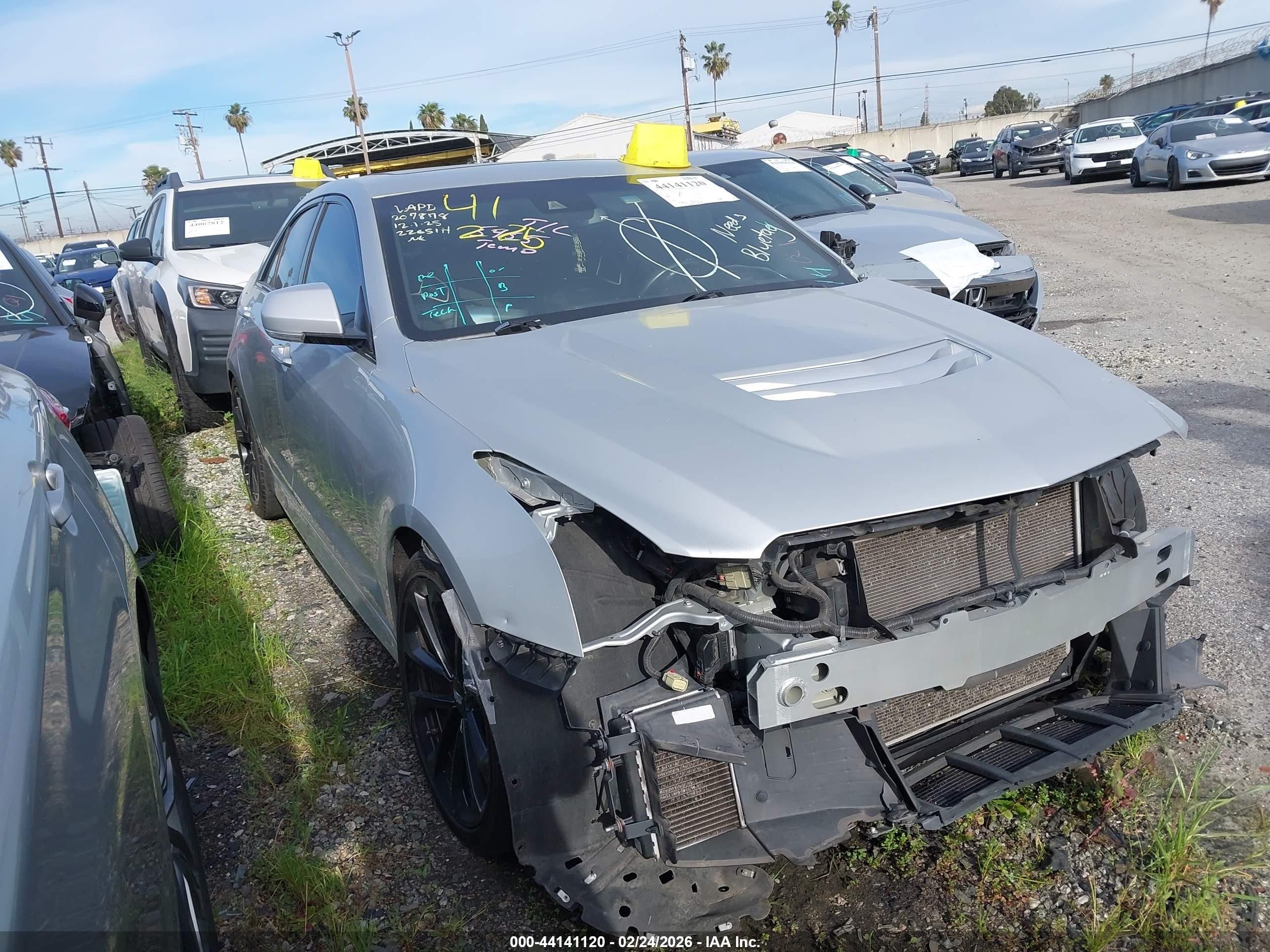 2017 Cadillac ATS-V, VIN 1G6AN5SY4H0131436 — Front end