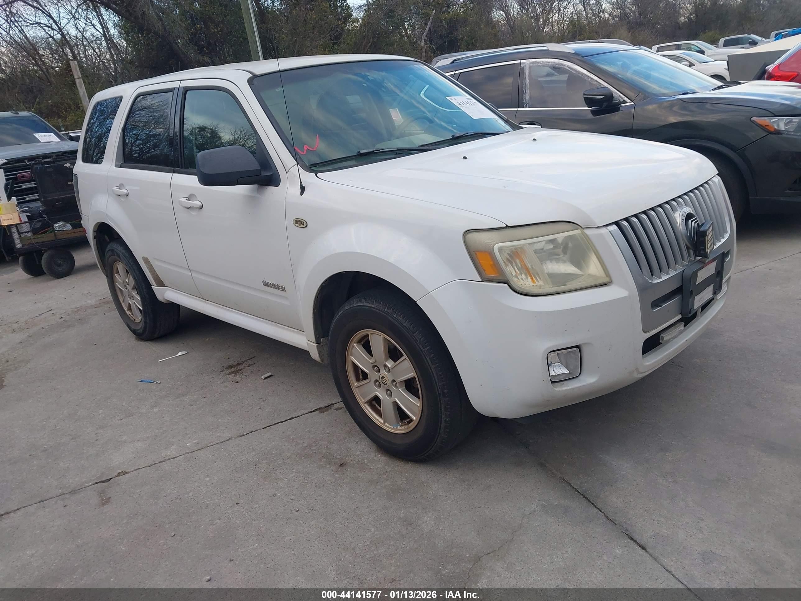 2008 Mercury Mariner, VIN 4M2CU81128KJ13370 — Hail